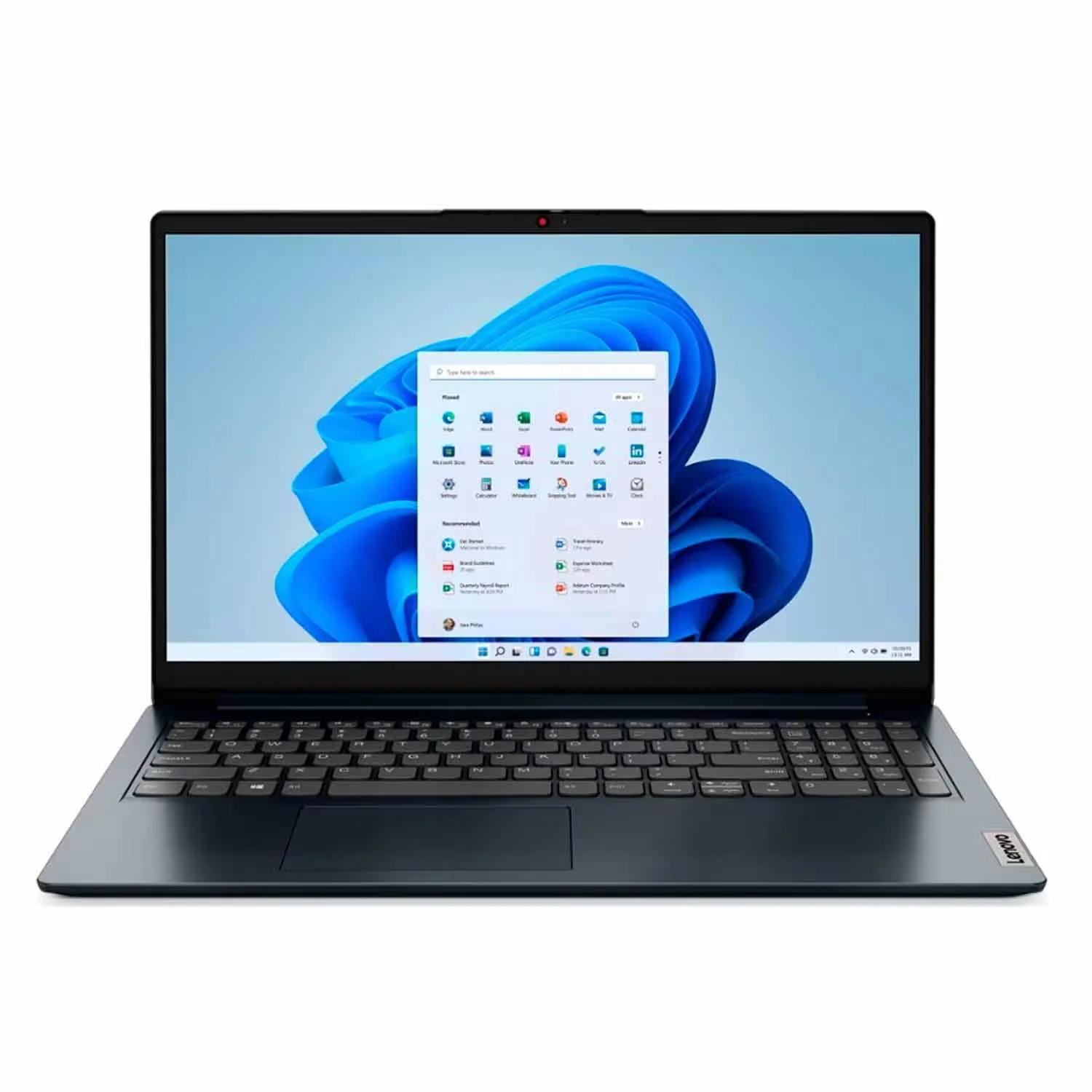 Notebook Lenovo IdeaPad 1 82VG00QFUS 15.6" AMD Ryzen 5-7520U 256GB SSD 16GB RAM - Azul