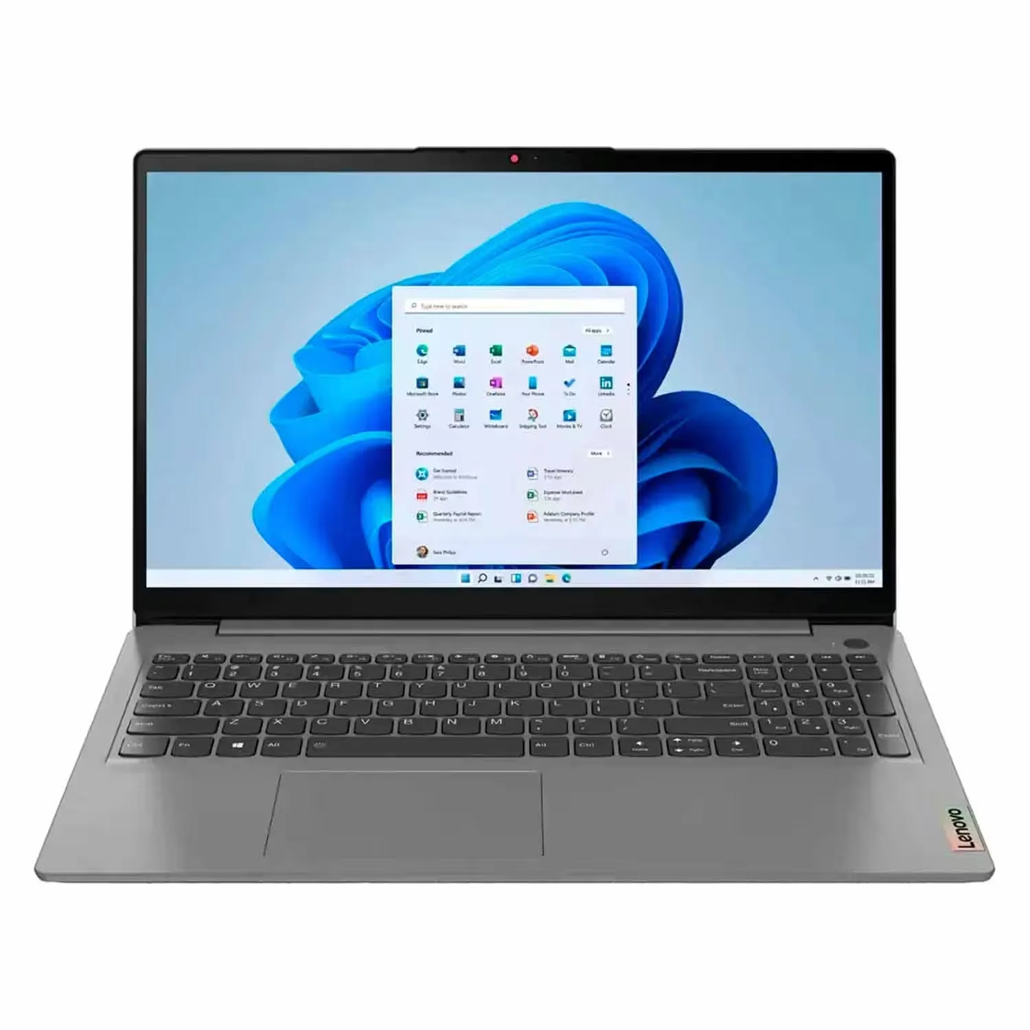 Notebook Lenovo IdeaPad 3 82RK00BEUS 15.6" Intel Core i5-1235U 256GB SSD 8GB RAM - Cinza
