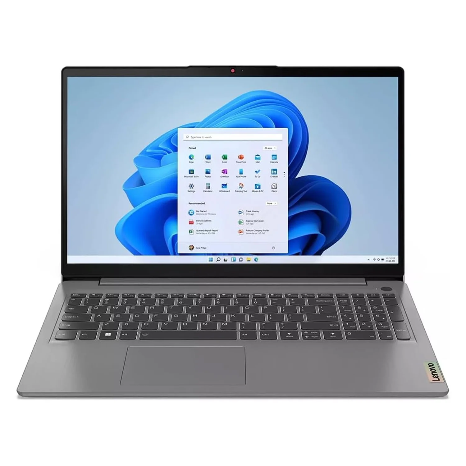 Notebook Lenovo IdeaPad 3 82RK00YDUS 15.6" Intel Core i7-1225U 512GB 8GB RAM - Cinza