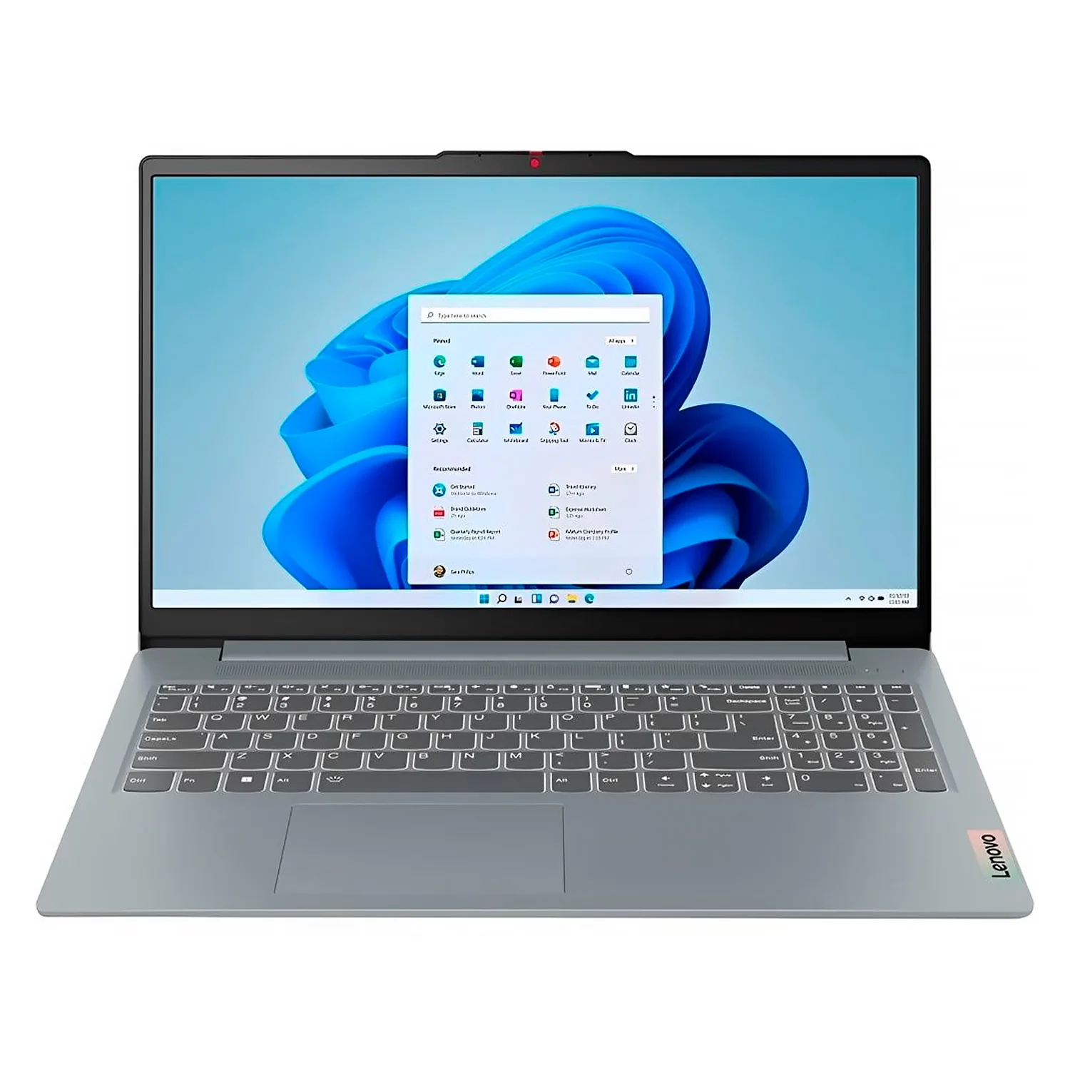 Notebook Lenovo IdeaPad Slim 3 Intel N100 4GB RAM 128GB UFS Tela 15.6" Full HD Windows 11 Inglês Cinza - 82XB00HVUS