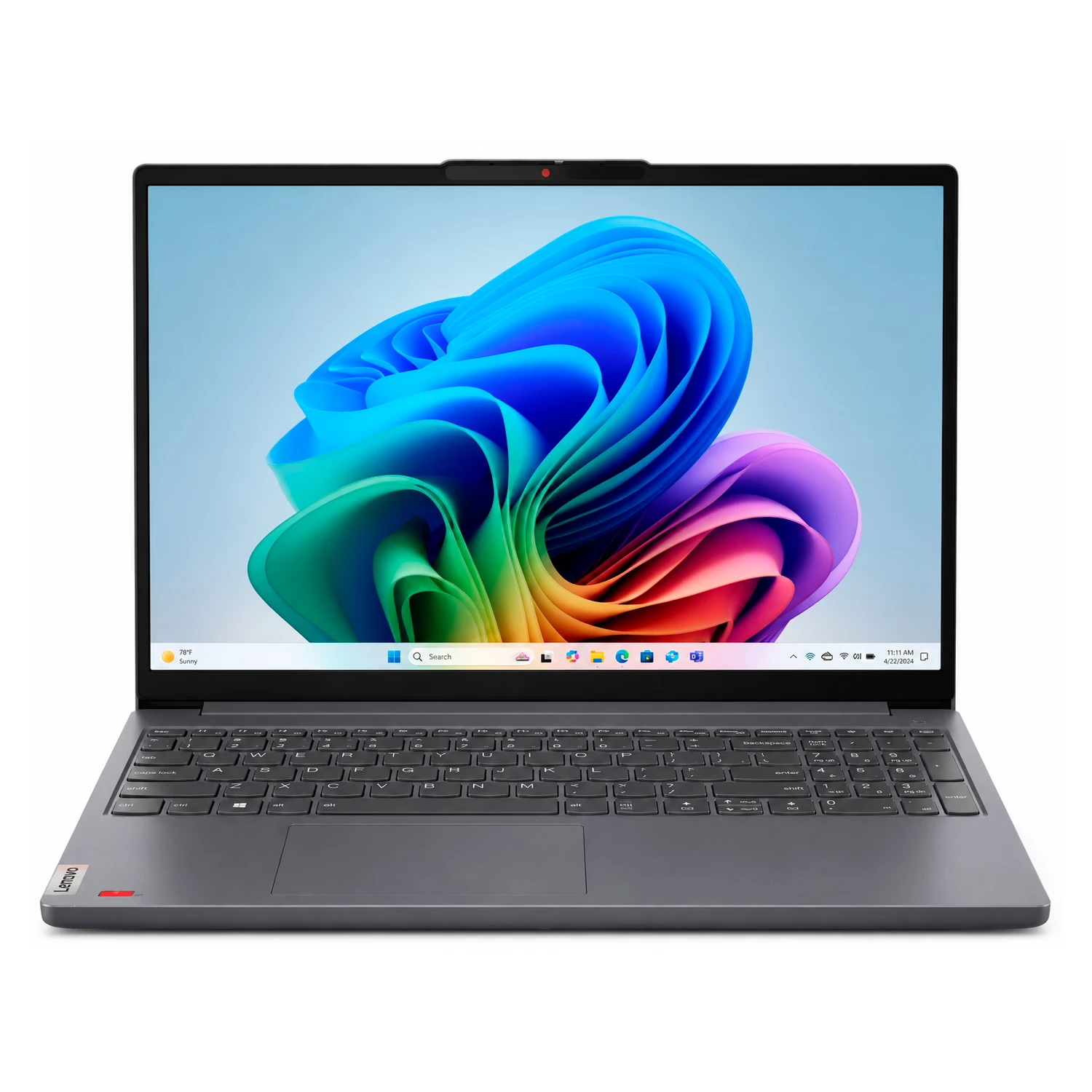 Notebook Lenovo IdeaPad Slim 3 Snapdragon X 16GB RAM 512GB SSD Tela 15.6" WUXGA Windows 11 Inglês Cinza - 83N3006BUS