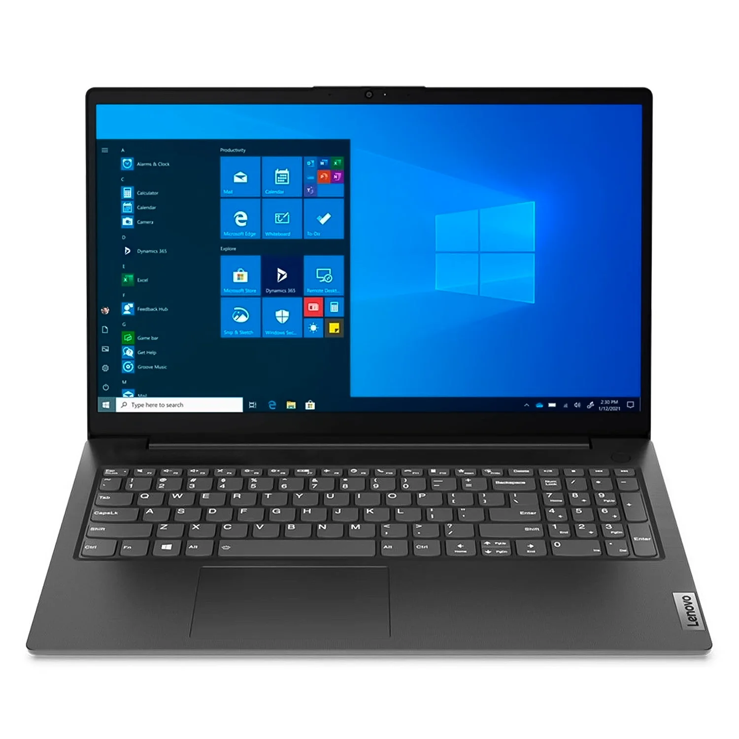 Notebook Lenovo V15 G2 82QY00PHAK 15.6" Intel Celeron N4500 256GB SSD 4GB RAM - Preto