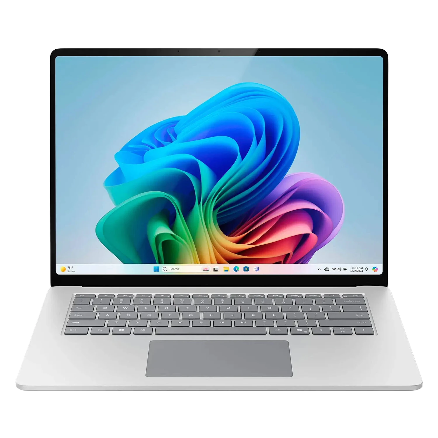 Notebook Microsoft Surface Laptop Snapdragon X Plus 16GB RAM 516GB SSD Tela 13.8" Full HD+ Touch Windows 11 Inglês Prata - ZGM-00001
