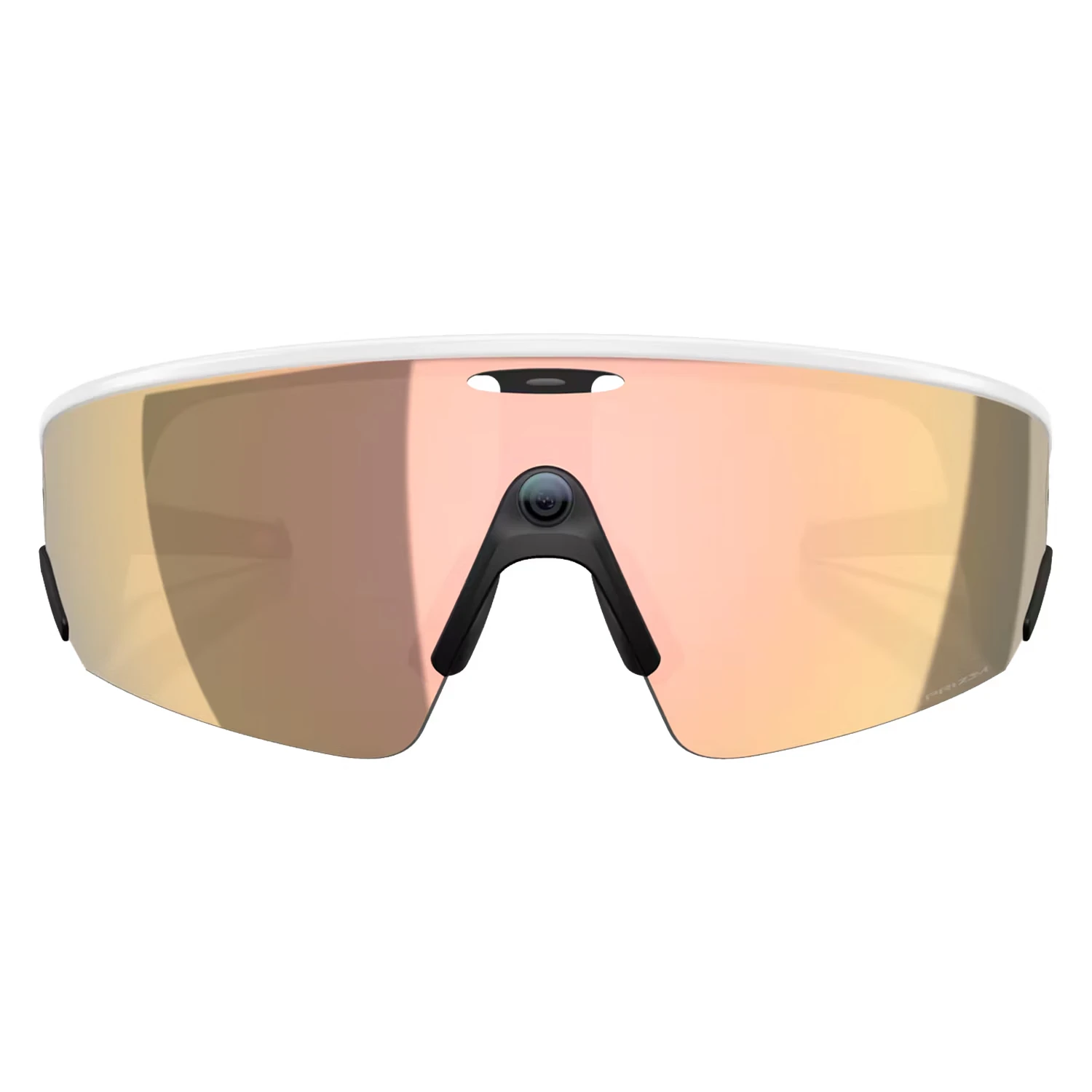 Óculos de Sol Oakley Vanguard WiFi Meta AI 32GB - Branco Lente Prizm Rose Dourado