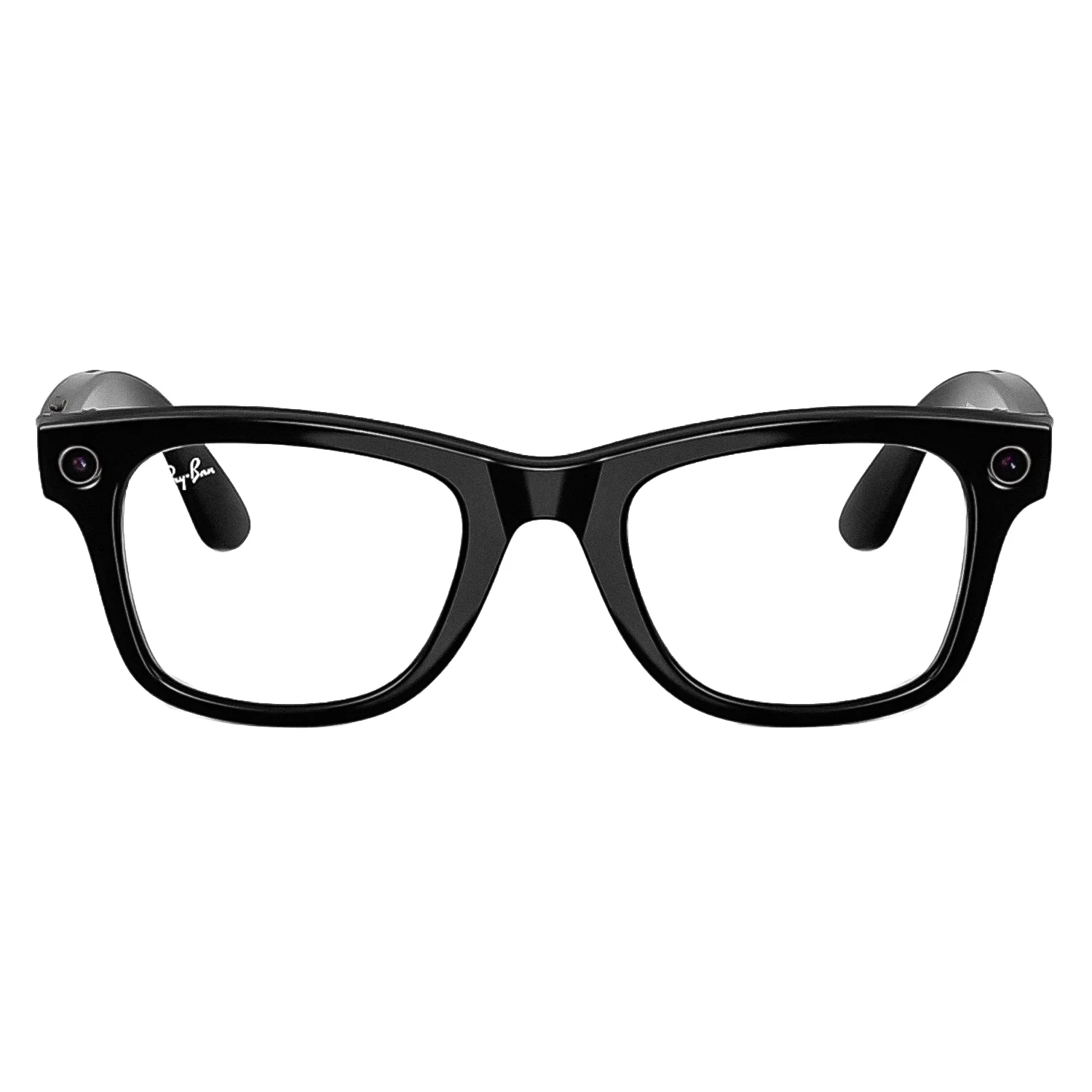 Óculos de Sol Ray-Ban Wayfarer G2 RW4012 WiFi Meta IA 32GB - Preto Fosco Transitions Cinza