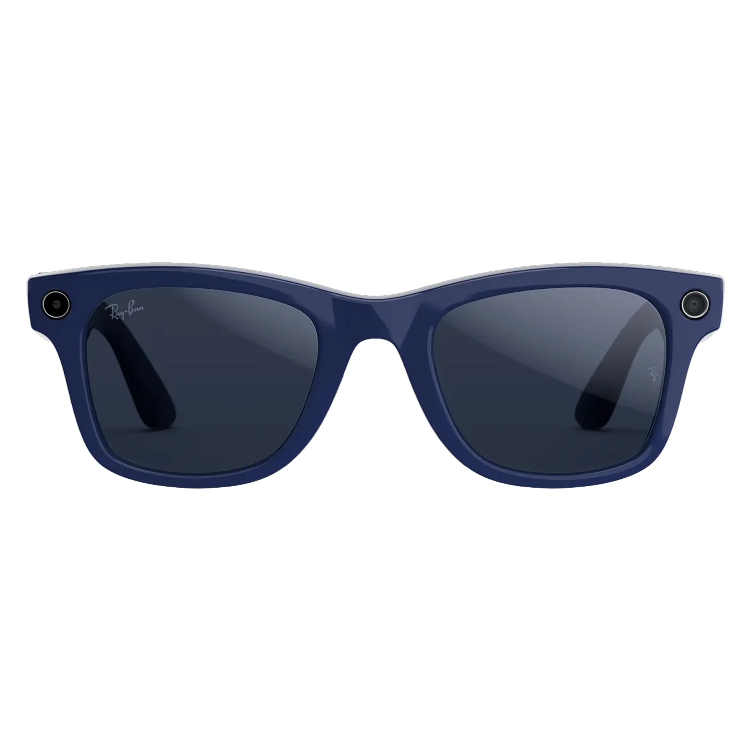 Óculos de Sol Ray-Ban Wayfarer Gen 2 RW4012 WiFi Meta IA 32GB - Azul Cósmico Brilhante Transitions Safira