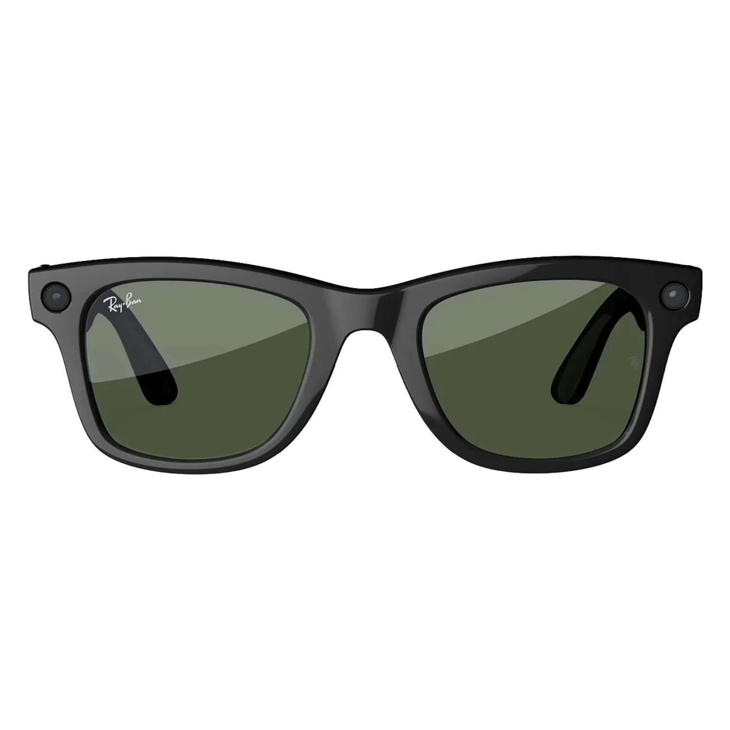 Óculos de Sol Ray-Ban Wayfarer Gen2 RW4012 WiFi Meta IA 32GB - Preto Brilhante Lente Verde