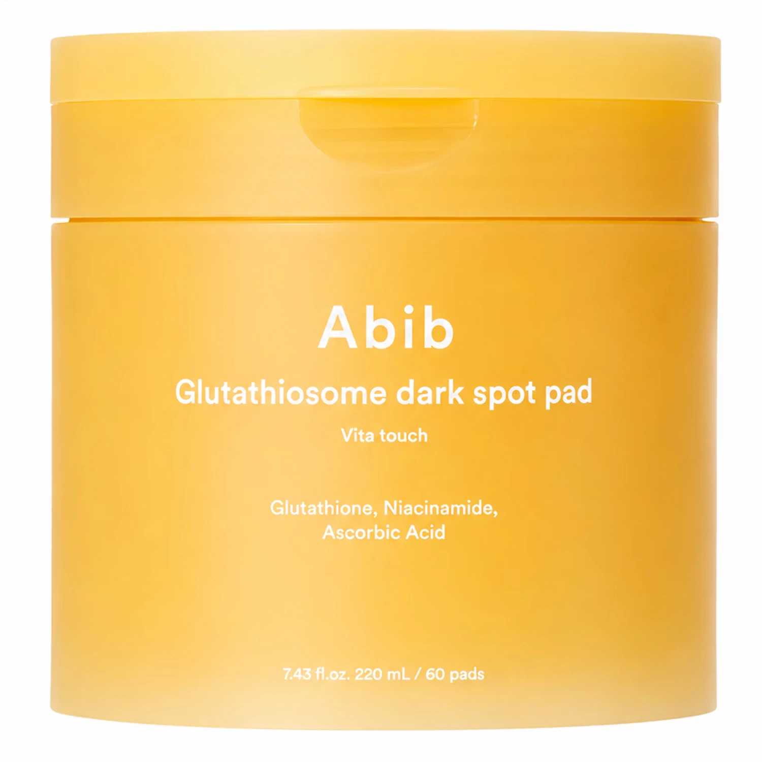 Pads Faciais Abib Glutathiosome Dark Spot Pad Vita Touch 220ml - 60 Unidades