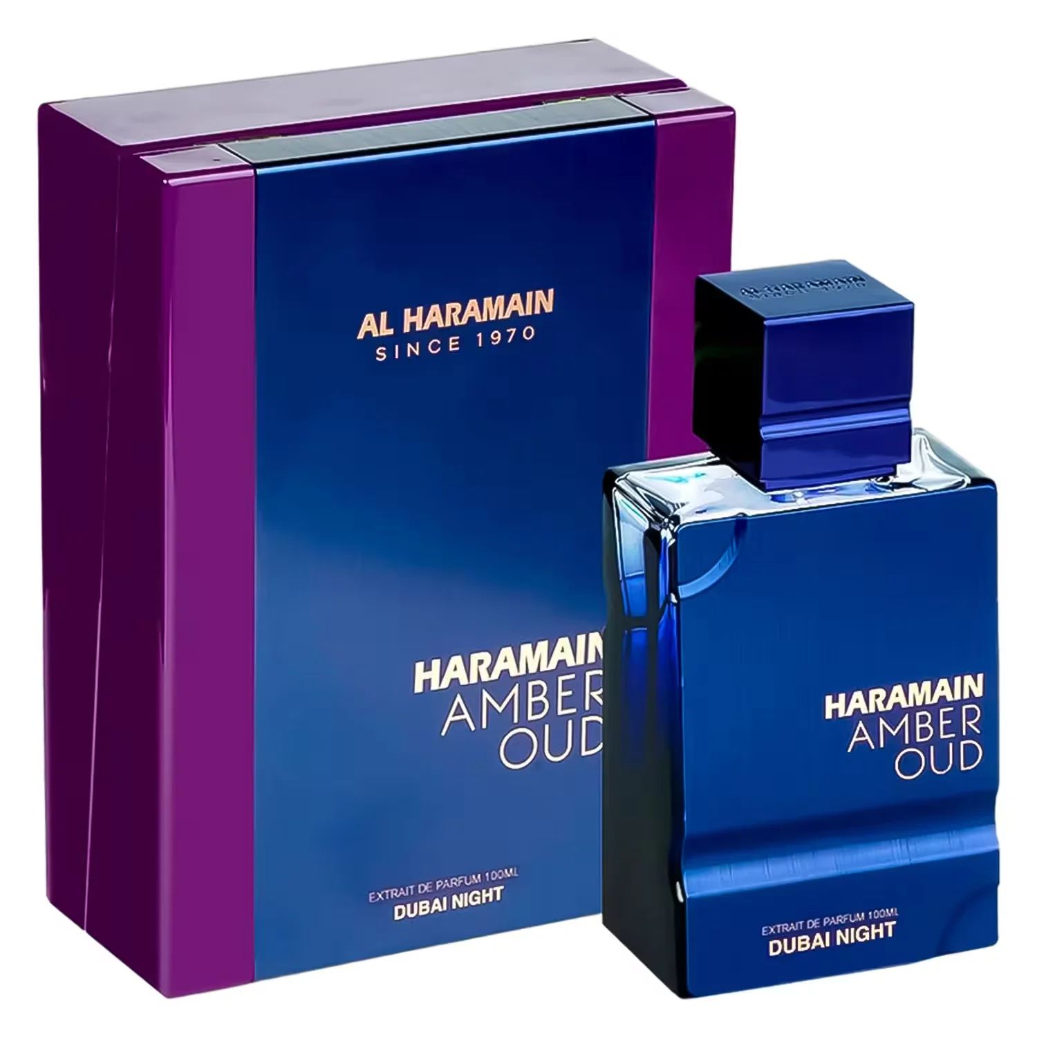 Perfume Al Haramain Amber Oud Dubai Night Eau de Parfum Masculino 100ml