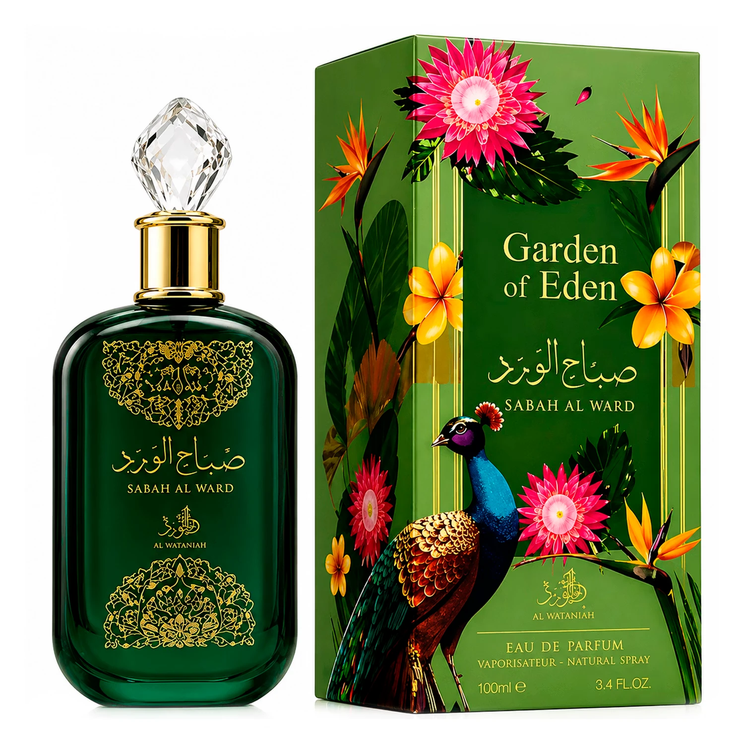 Perfume Al Wataniah Sabah Al Ward Garden Eau de Parfum Feminino 100ml