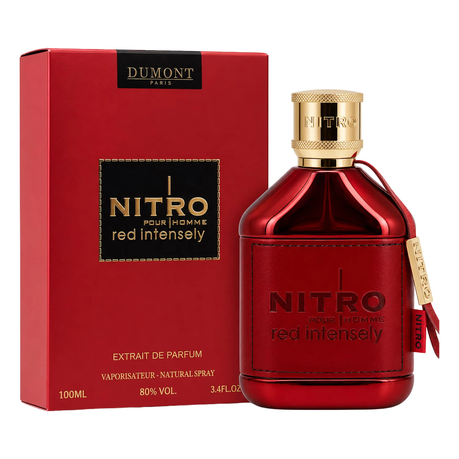 Perfume Dumont Nitro Red Intensely Extrait De Parfum Masculino 100ml