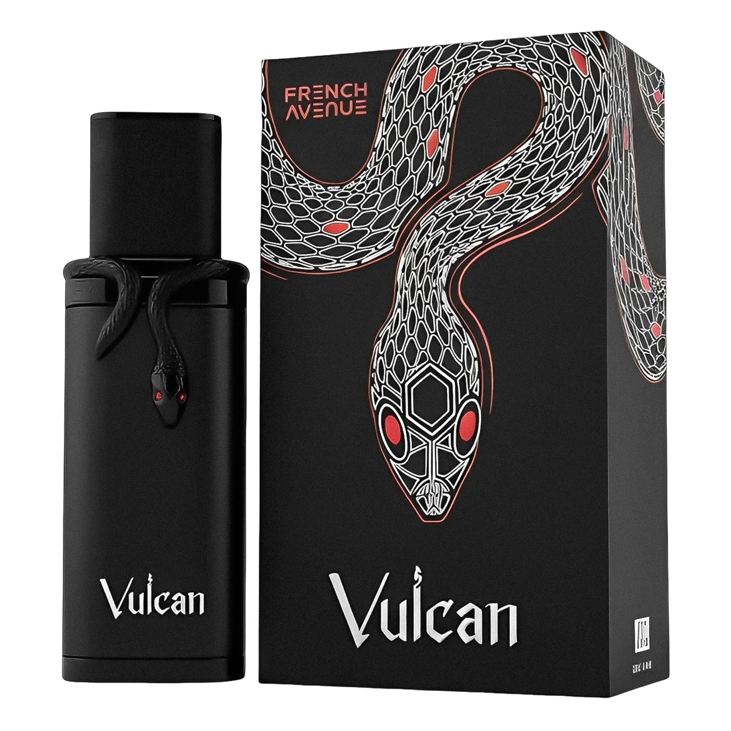 Perfume French Avenue Vulcan Black Extrait de Parfum Masculino 100ml