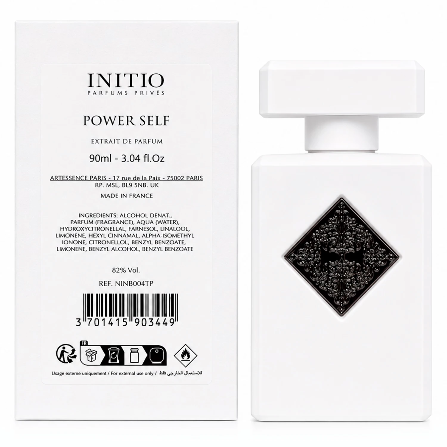 Perfume Initio Power Self Extrait De Parfum Unissex 90ml - (Tester)