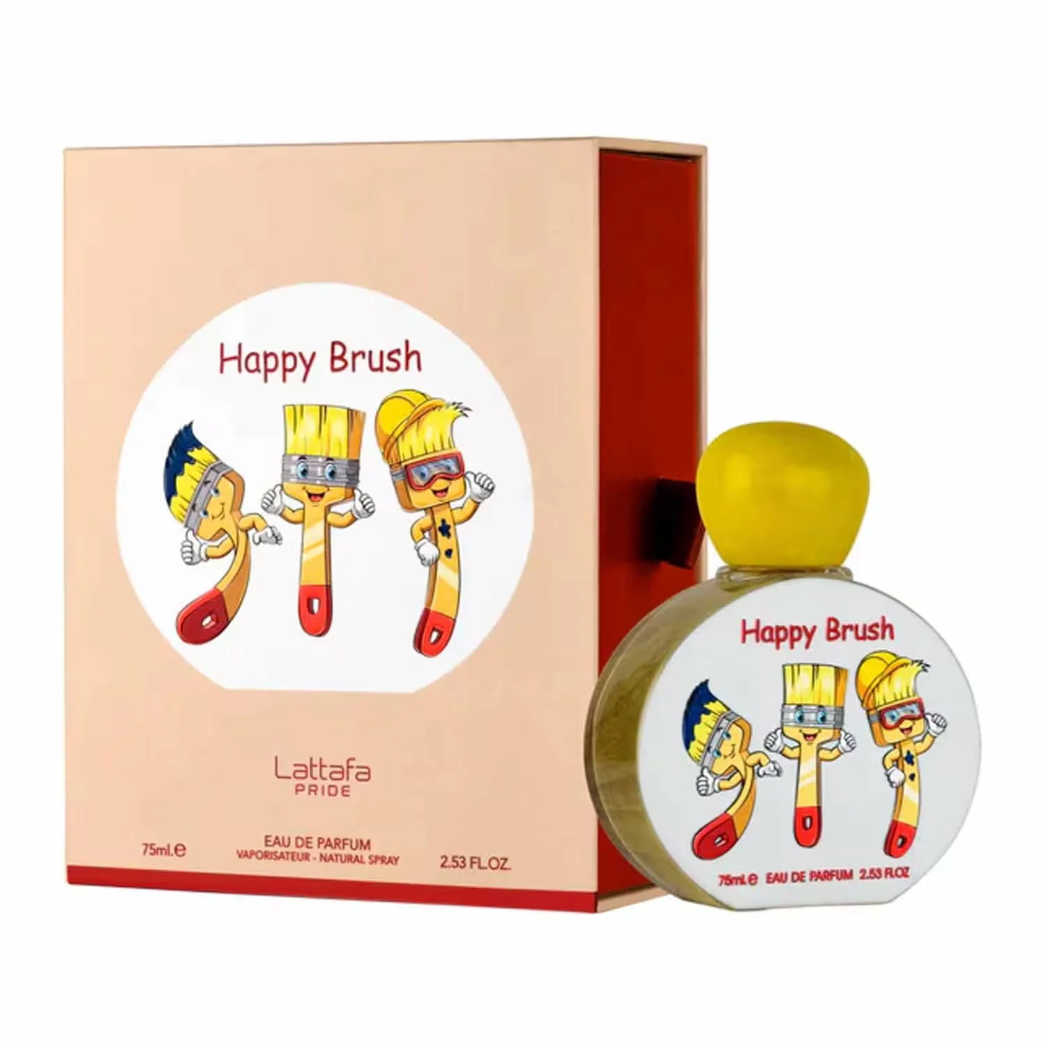 Perfume Lattafa Happy Brush Eau de Parfum Unissex 75ml