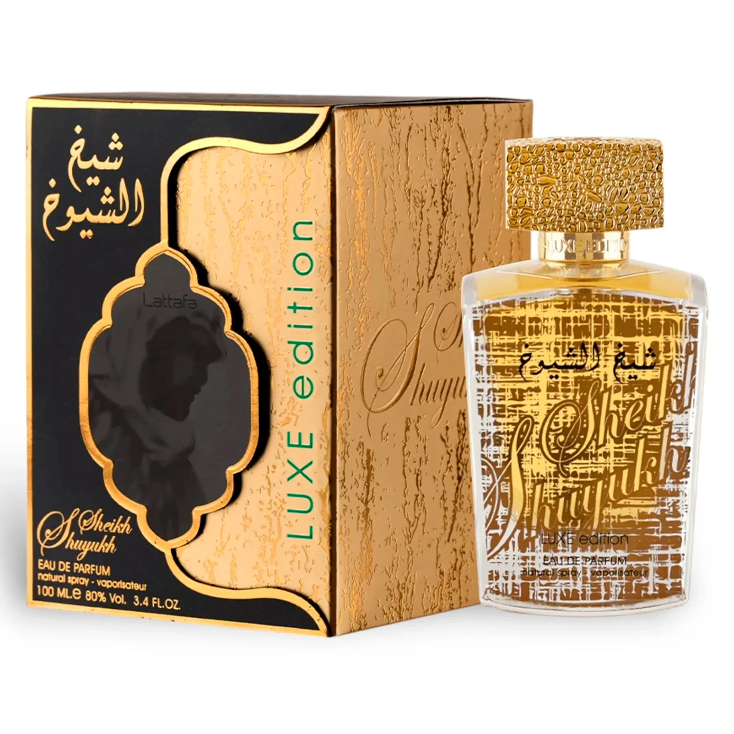 Perfume Lattafa Sheikh Al Shuyukh Luxe Edition Eau de Parfum Unissex 100ml