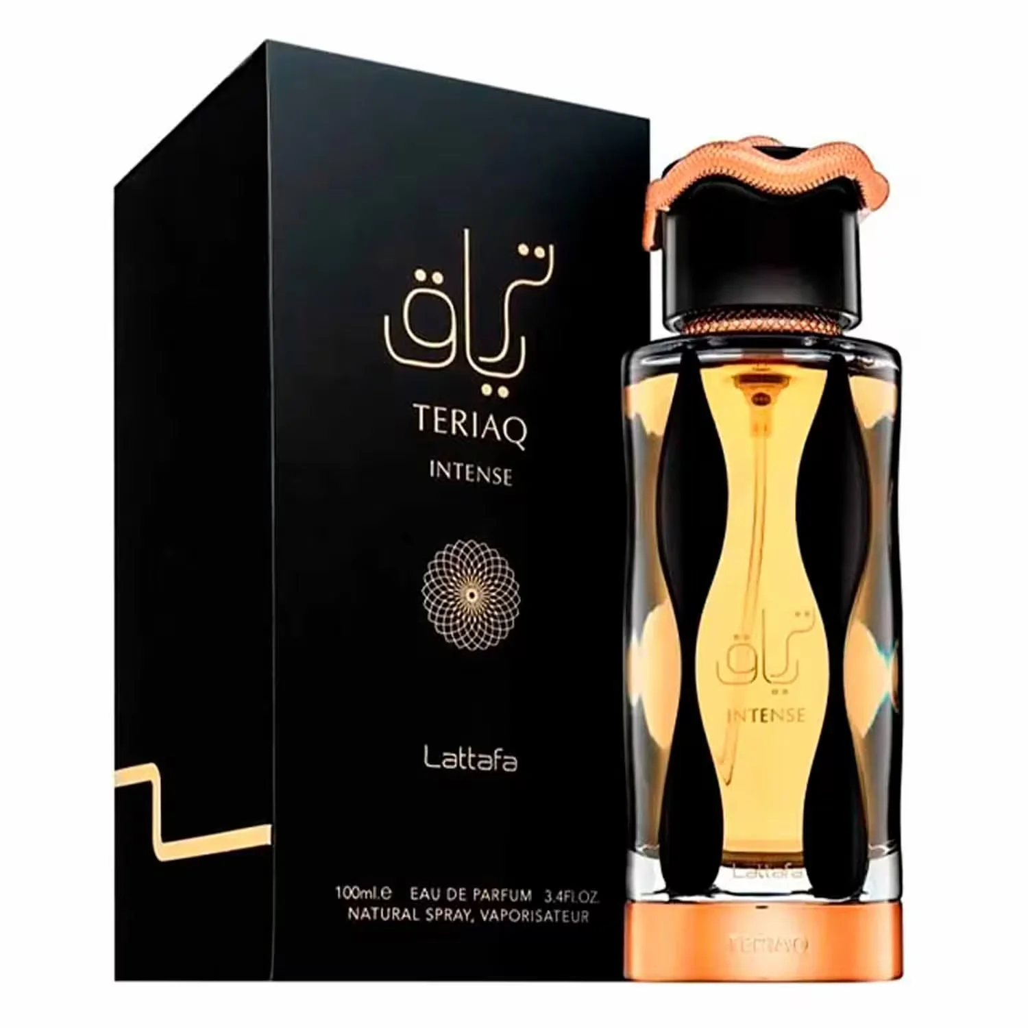 Perfume Lattafa Teriaq Intense Eau de Parfum Unissex 100ml