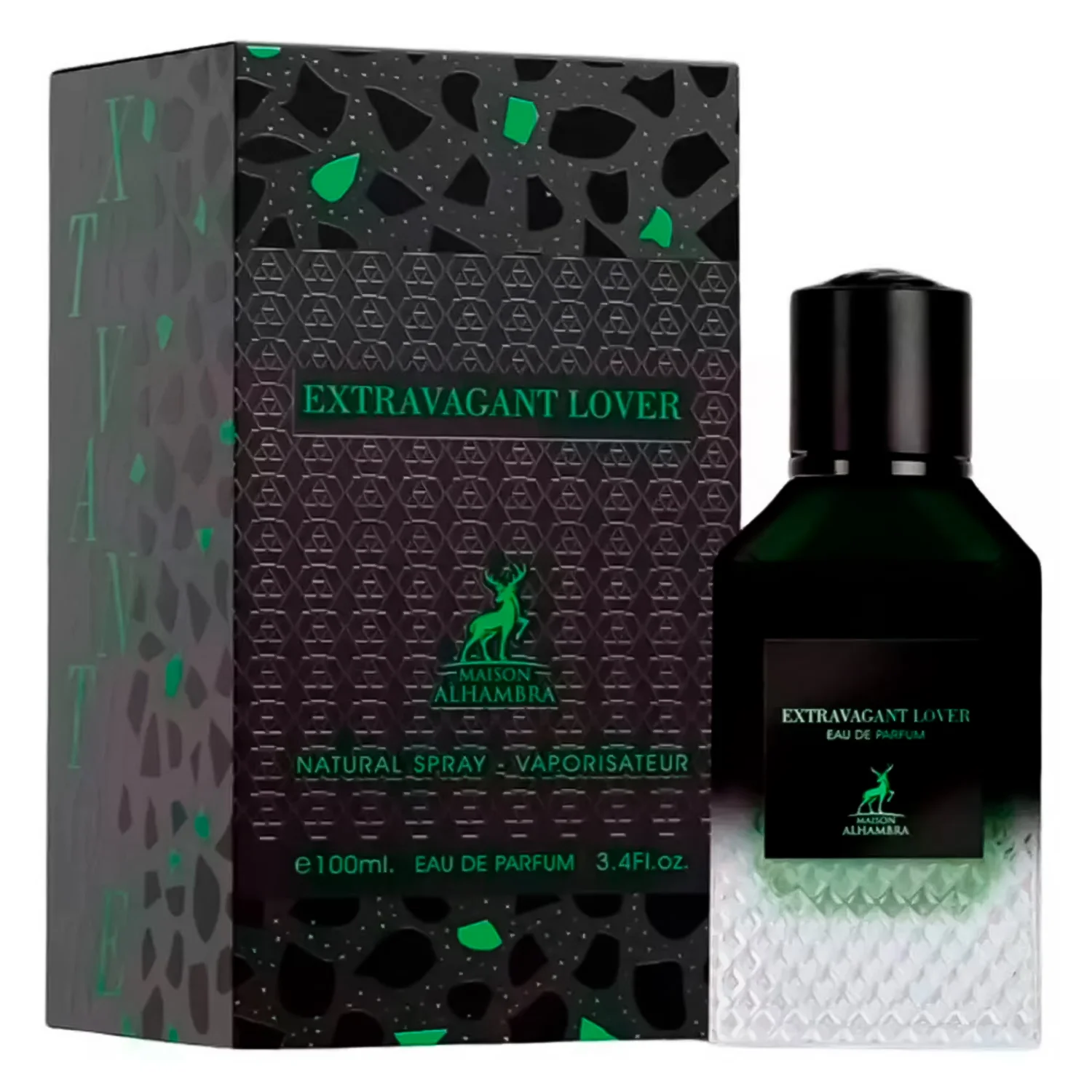 Perfume Maison Alhambra Extravagant Lover Eau de Parfum Masculino 100ml