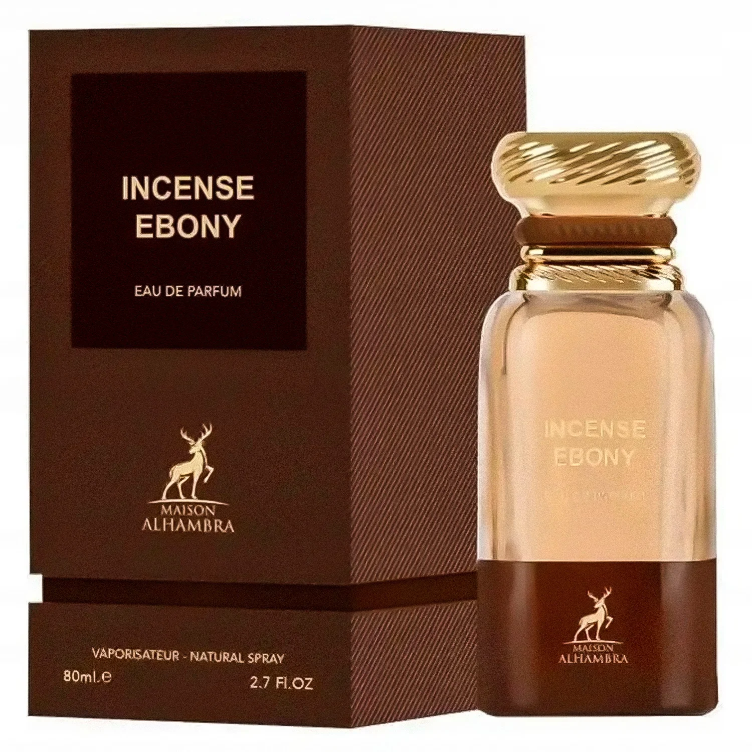 Perfume Maison Alhambra Incense Ebony Eau de Parfum Unissex 80ml