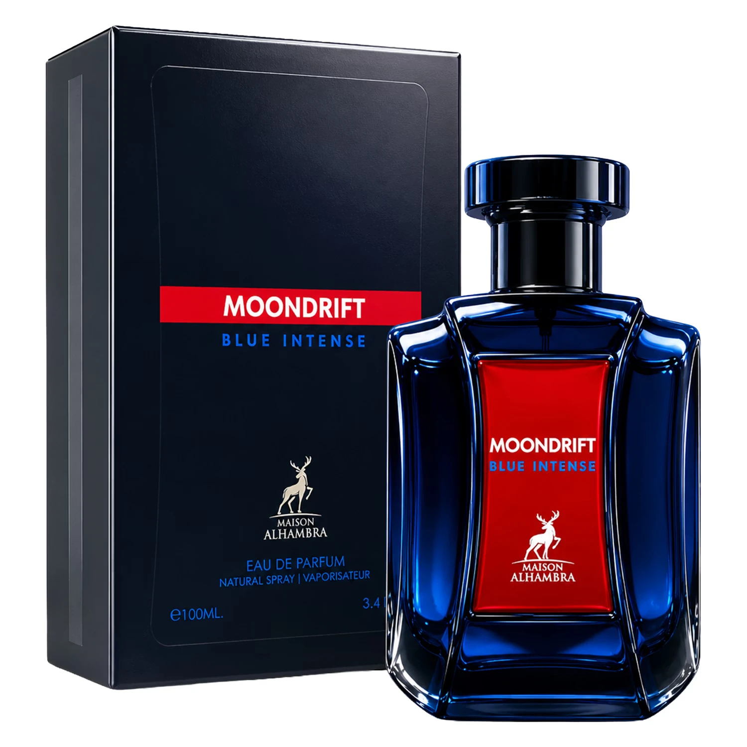 Perfume Maison Alhambra Moondrift Blue Intense Eau de Parfum Unissex 100ml