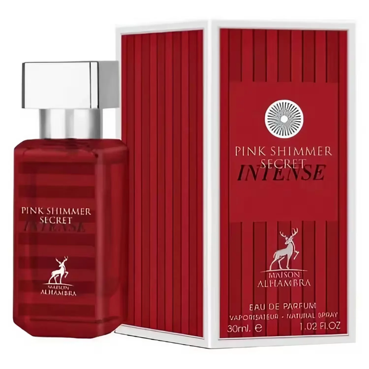 Perfume Maison Alhambra Pink Shimmer Secret Intense Eau de Parfum Feminino 30ml