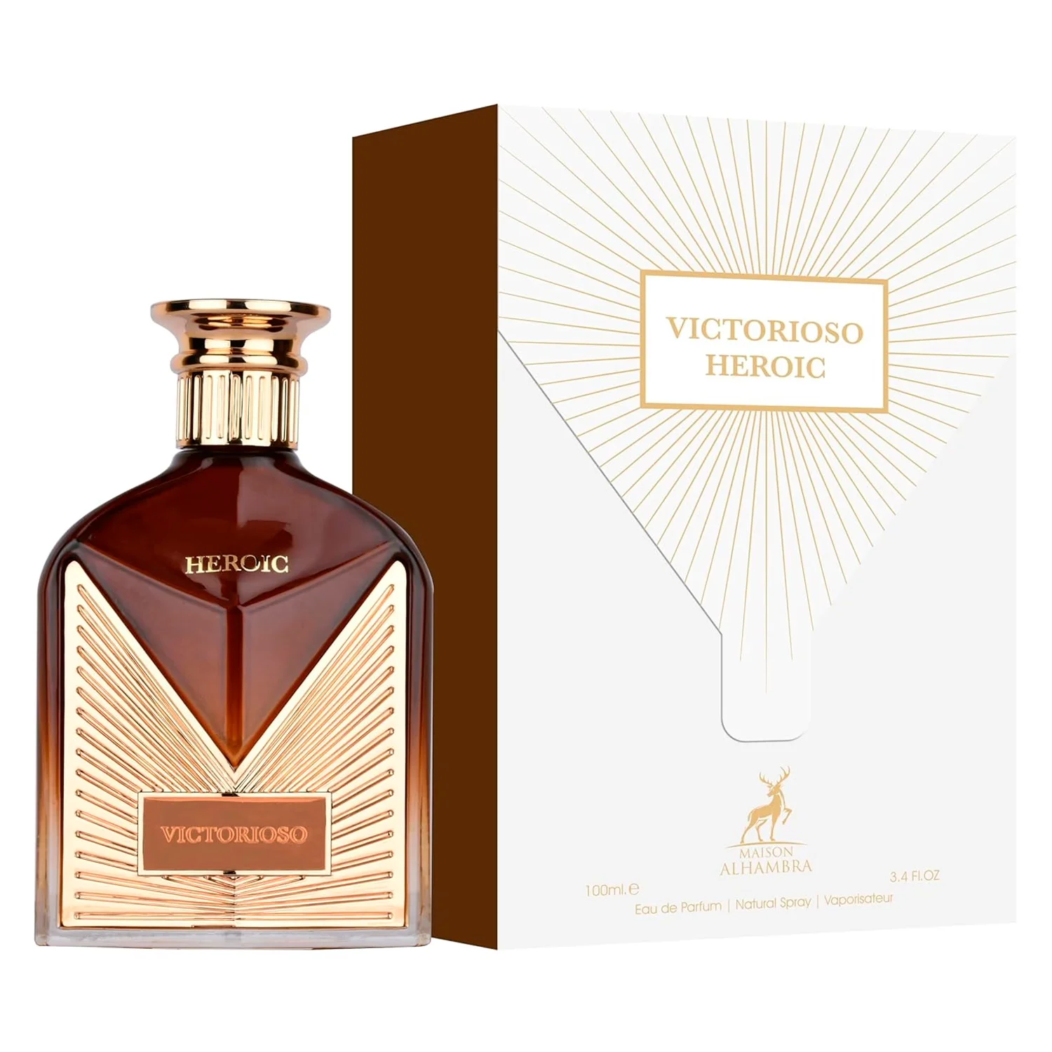 Perfume Maison Alhambra Victorious Heroic Eau de Parfum Masculino 100ml