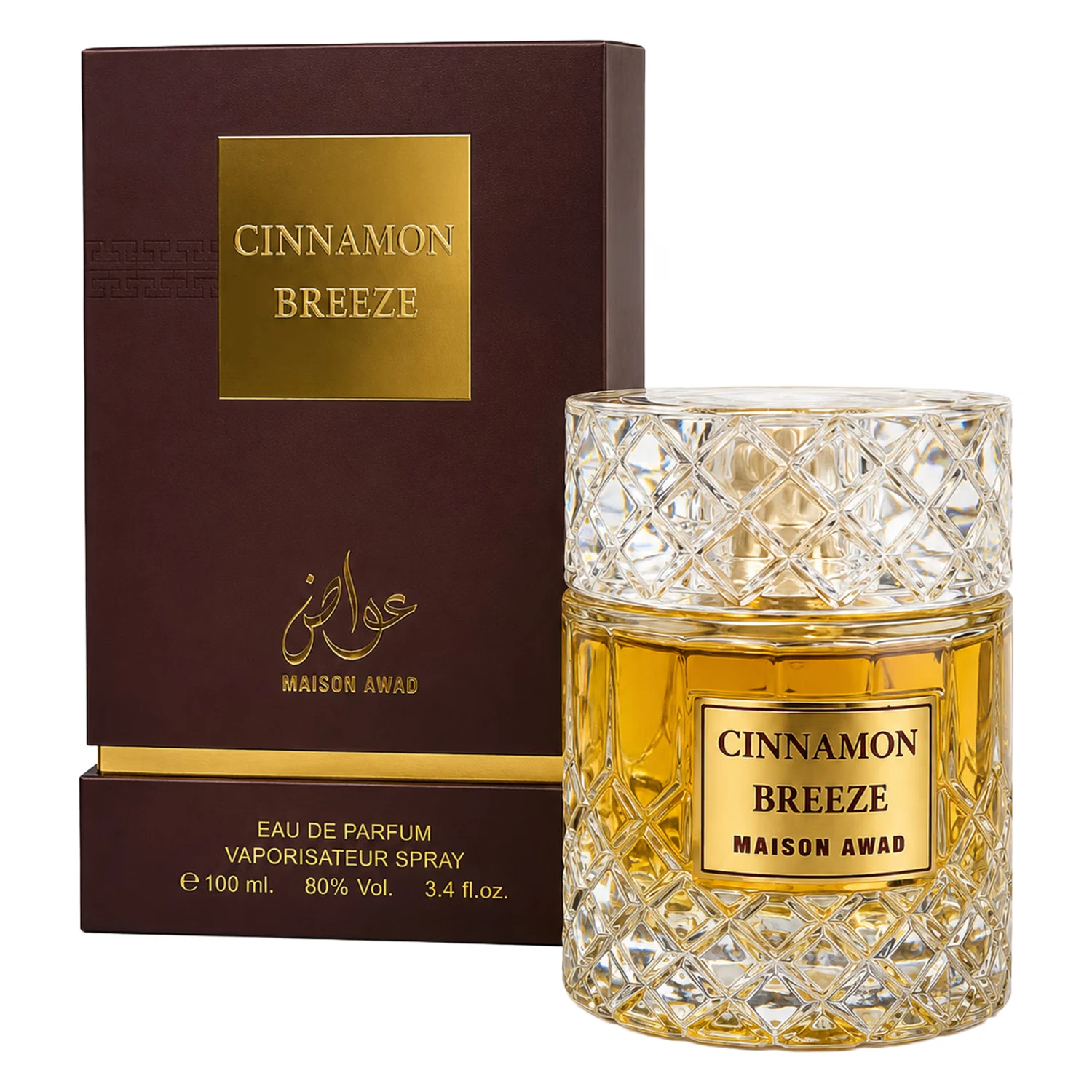 Perfume Maison Awad Cinnamon Breeze Eau de Parfum Unissex 100ml