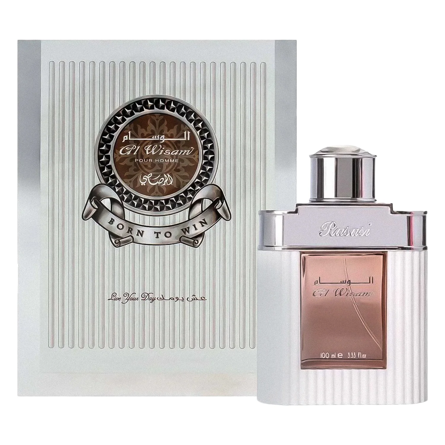 Perfume Rasasi Al Wisam Day White Eau de Parfum Masculino 100ml