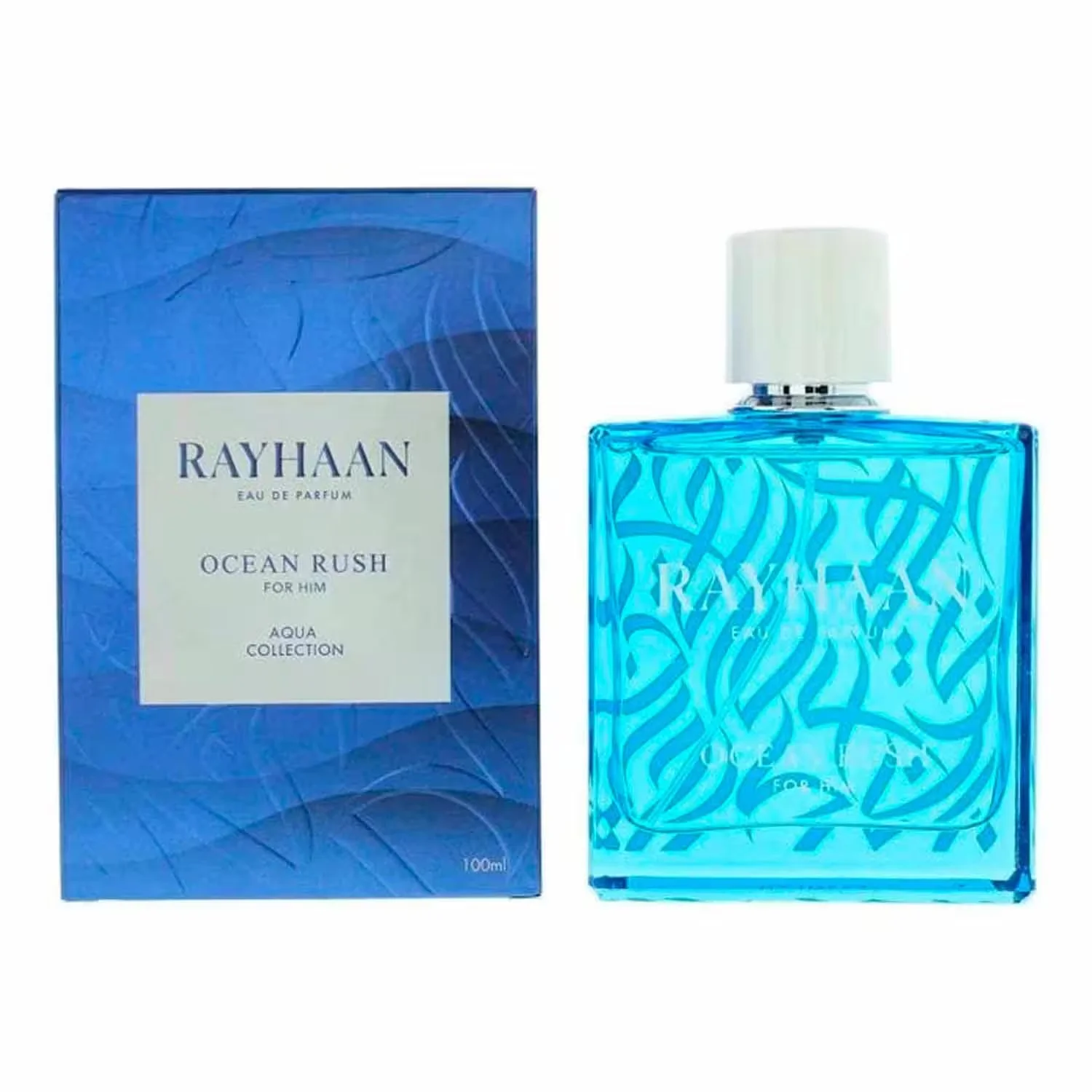 Perfume Rayhaan Ocean Rush Eau de Parfum Masculino 100ml