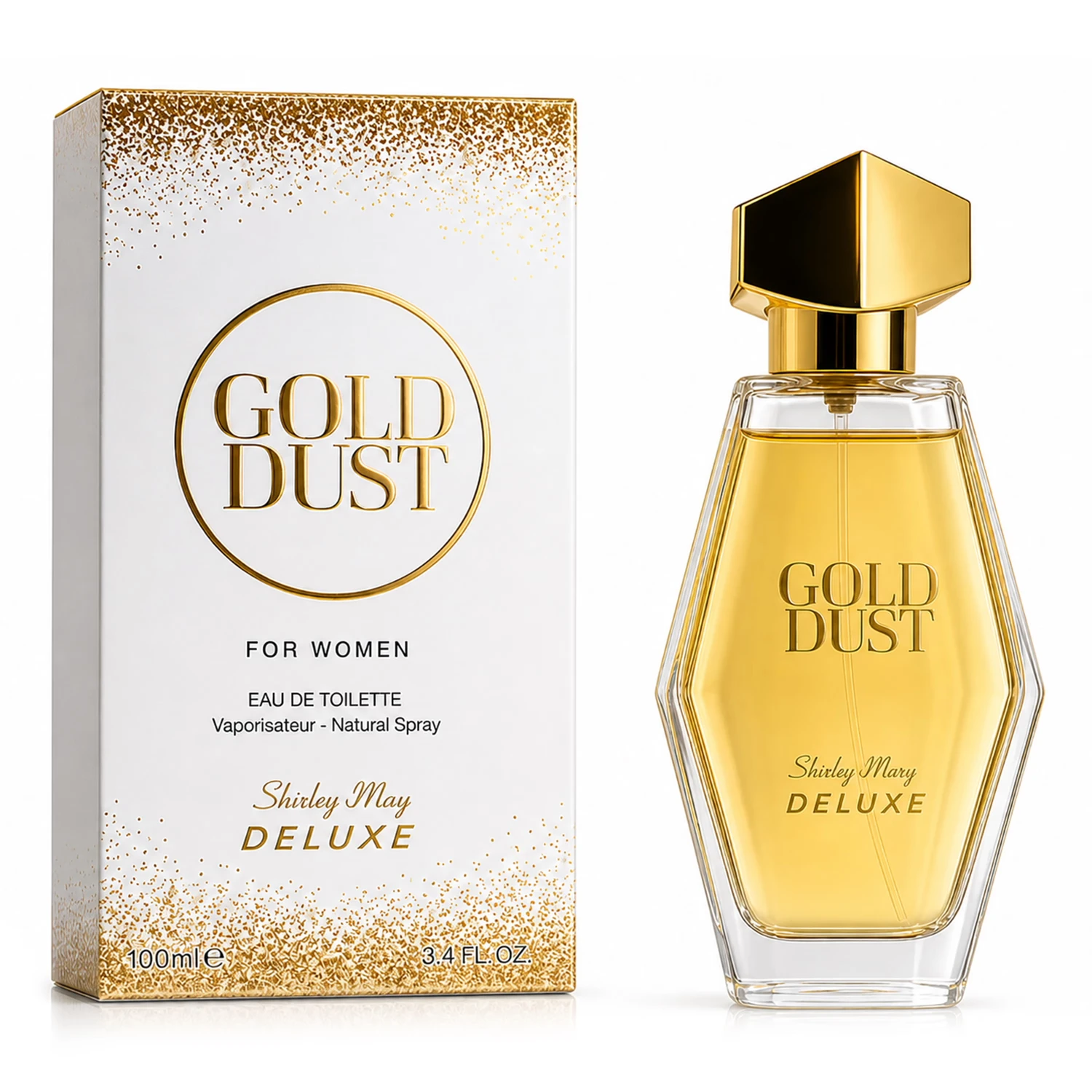 Perfume Shirley May Deluxe Gold Dust Eau de Toilette Feminino 100ml