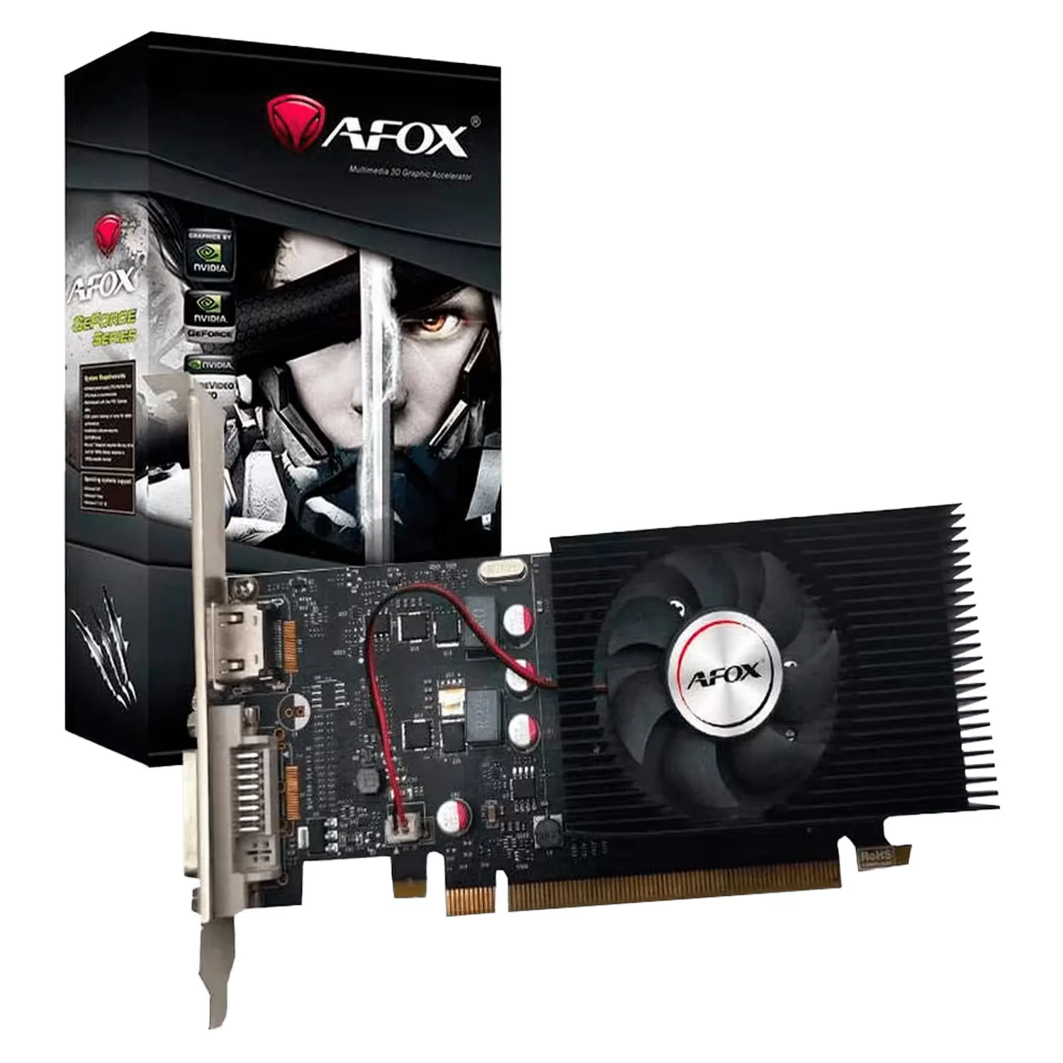 Placa de Vídeo Afox NVIDIA GeForce GT-1030 2GB GDDR5 - AF1030-2048D5L4-V3