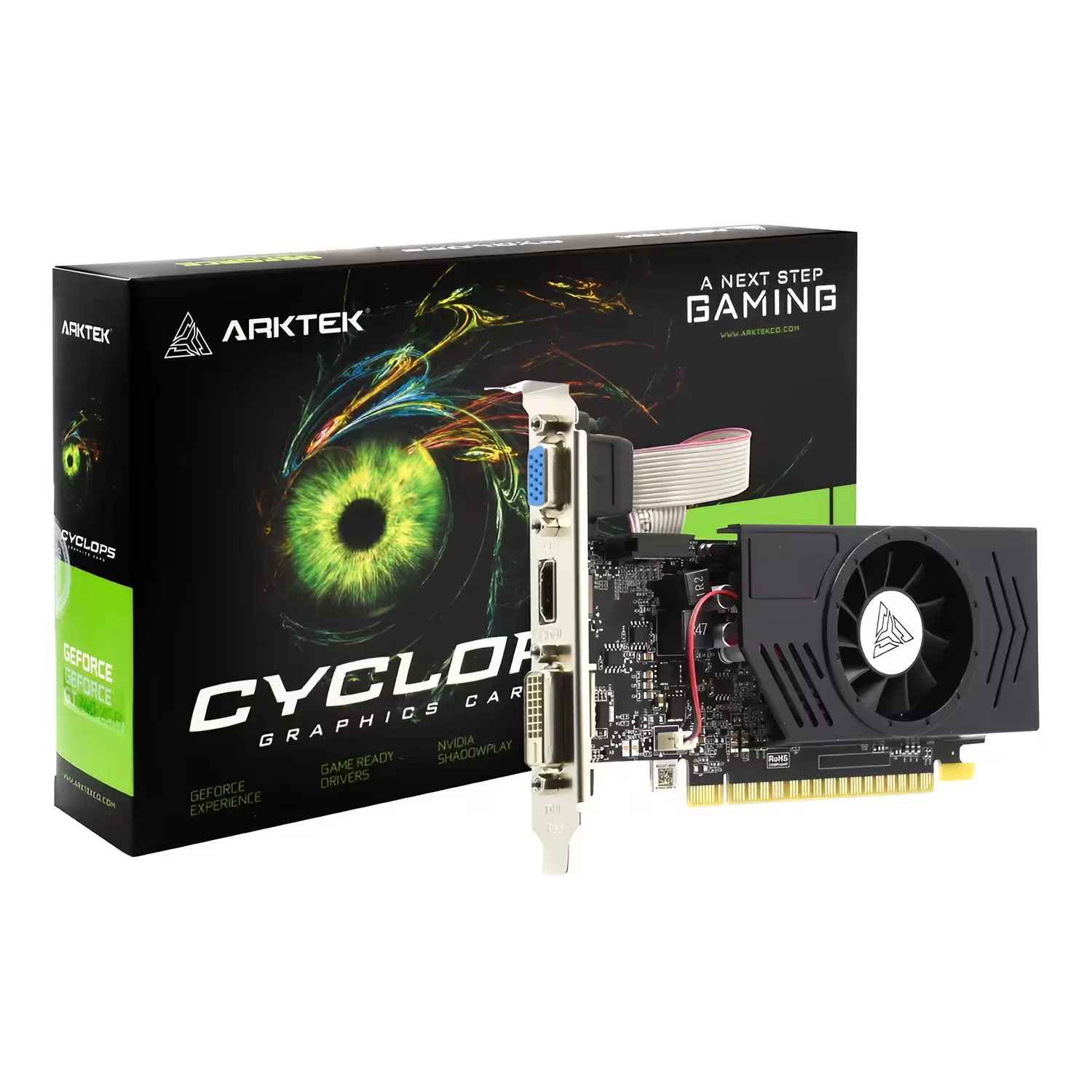 Placa de Vídeo Arktek NVIDIA GeForce GT-740 2GB DDR3 - AKN740D3S2GL1