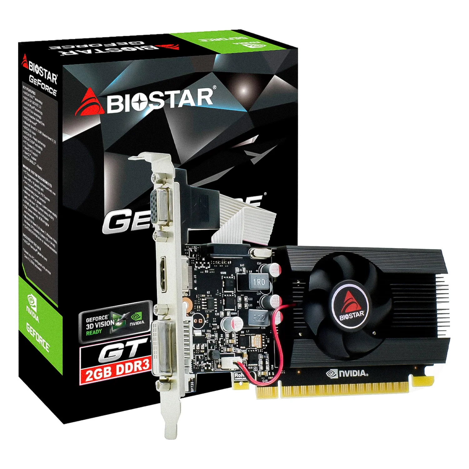 Placa de Vídeo Biostar GeForce GT-710 4GB DDR3 - VN7103TH46