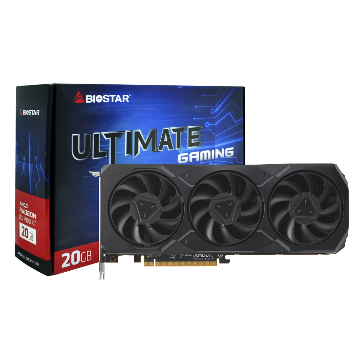 Placa de Vídeo Biostar Ultimate Gaming AMD Radeon RX-7900 XT 20GB GDDR6 - VA7906XE00