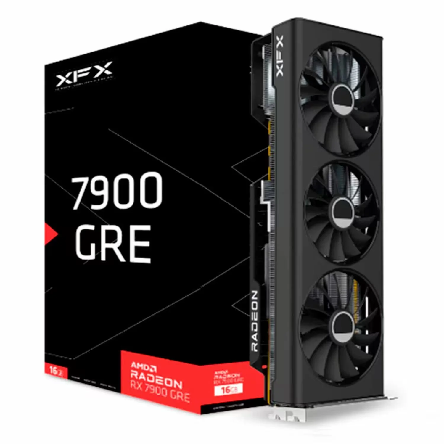Placa de Vídeo XFX Gaming AMD Radeon RX 7900 GRE 16GB GDDR6 - RX-79GMERCBR