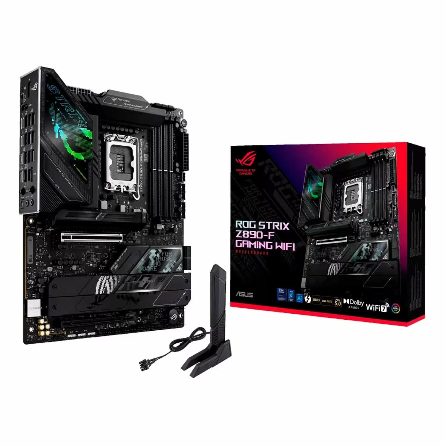 Placa Mãe Asus Rog Strix Z890-F WiFi DDR5 Socket LGA1851 Chipset Intel Z890 ATX