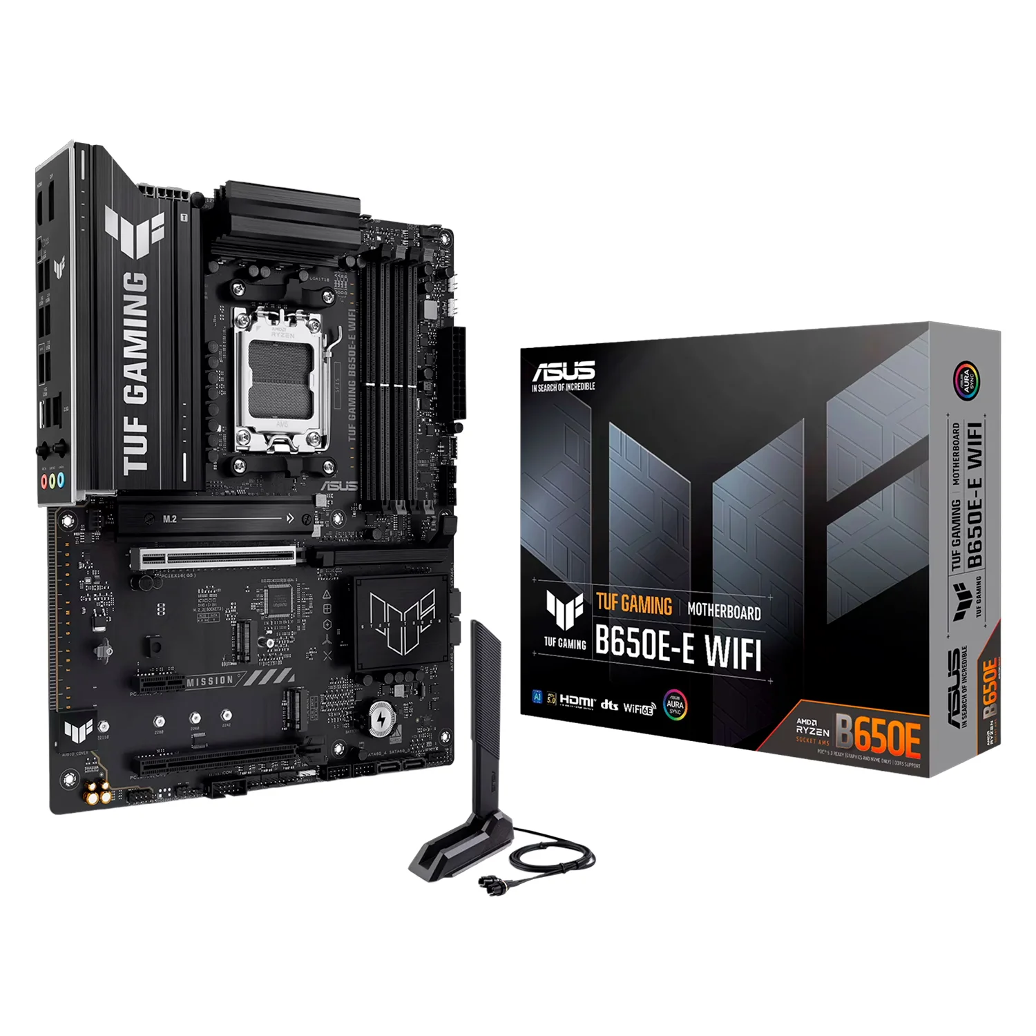 Placa Mãe Asus Tuf Gaming B650-e WiFi DDR5 Socket AM5 Chipset AMD B650 ATX