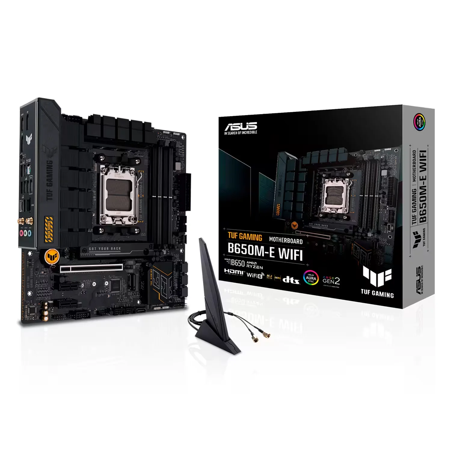 Placa Mãe Asus Tuf Gaming B650M-E WiFi Socket AM5 Chipset AMD B650 DDR5 Micro ATX