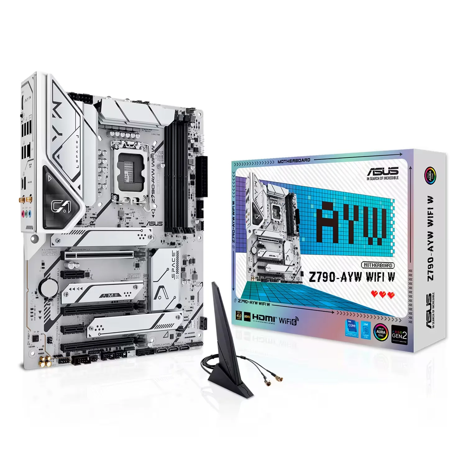 Placa Mãe Asus Z790-AYW WIFI W DDR5 Socket LGA 1700 Chipset Intel Z790 ATX