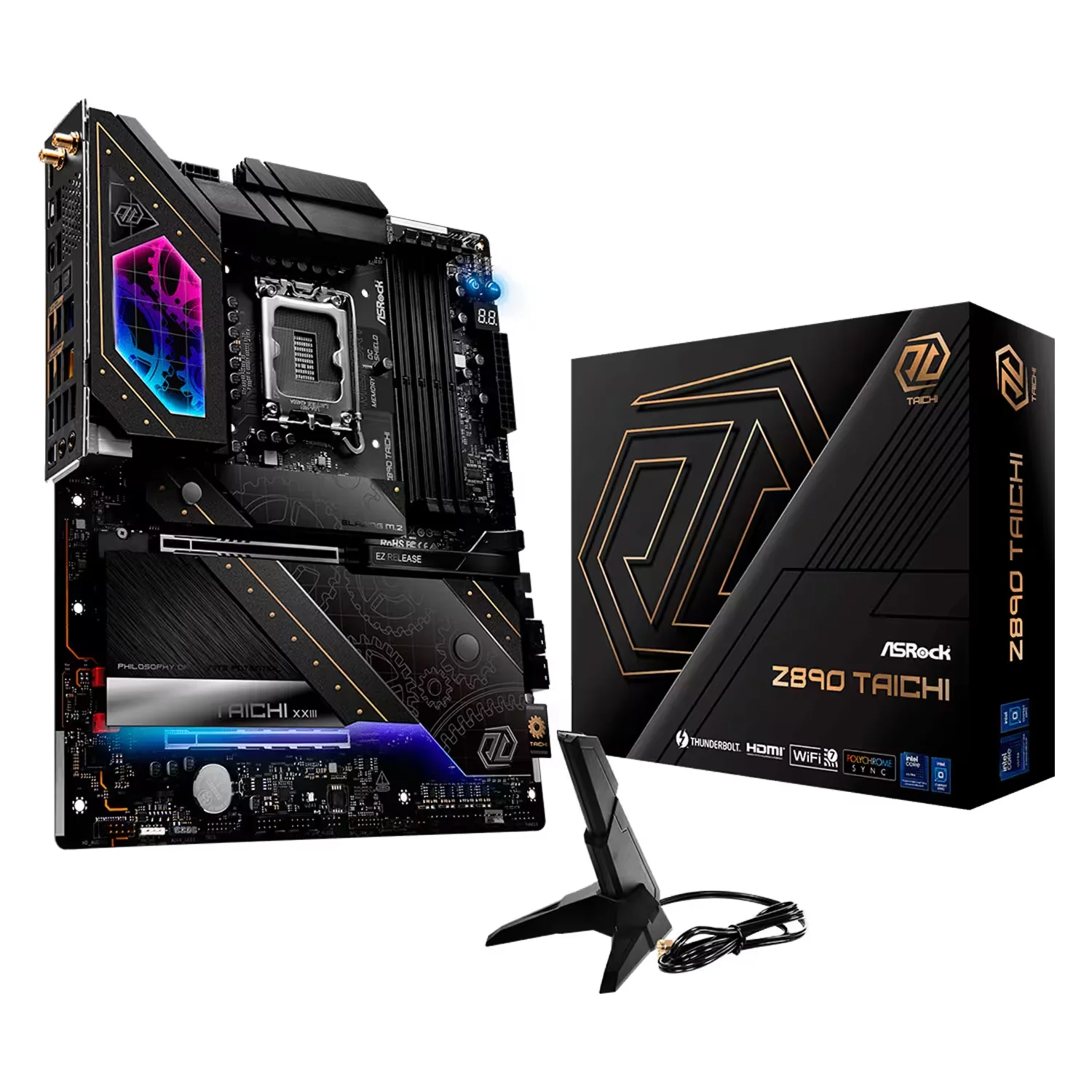 Placa Mãe Asus Z890 Taichi 4XDDR5 OC Socket LGA 1851 Chipset Intel Z890 ATX