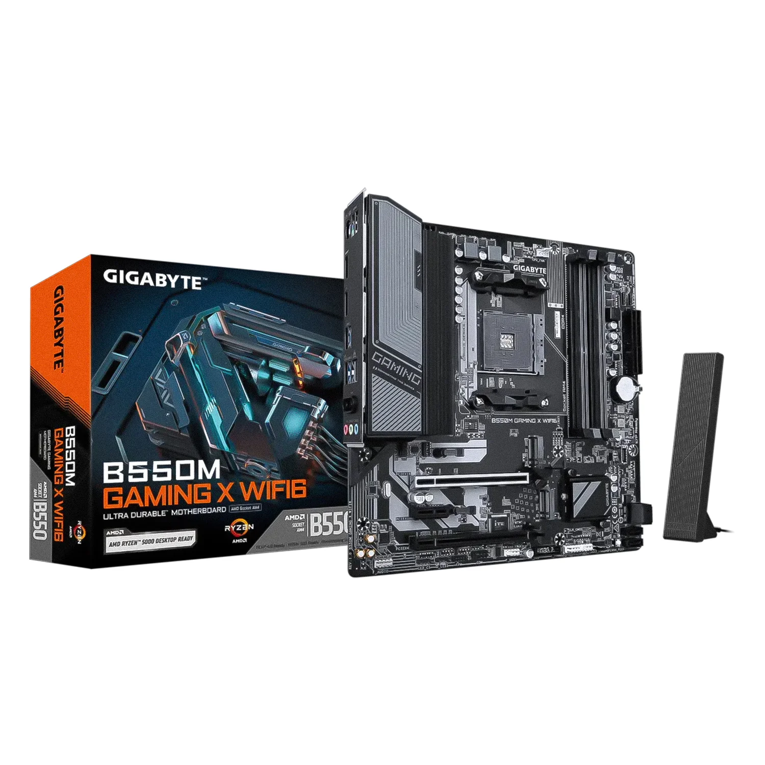 Placa Mãe Gigabyte B550M Gaming X WIFI6 DDR4 Socket AM4 Chipset AMD B550 Micro ATX