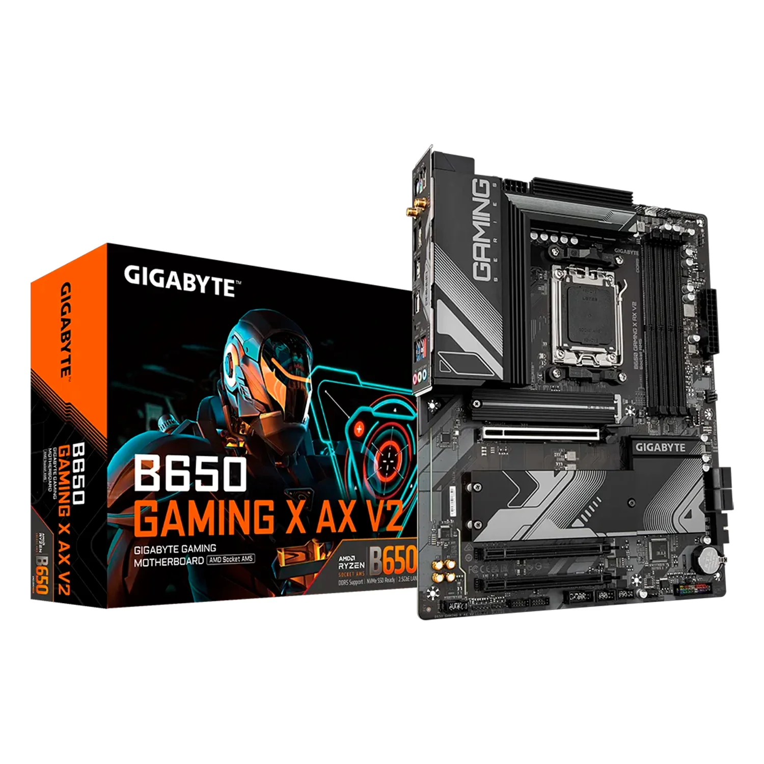 Placa Mãe Gigabyte B650 Gaming X AX V2 DDR5 Socket AM5 Chipset AMD B650 Micro ATX