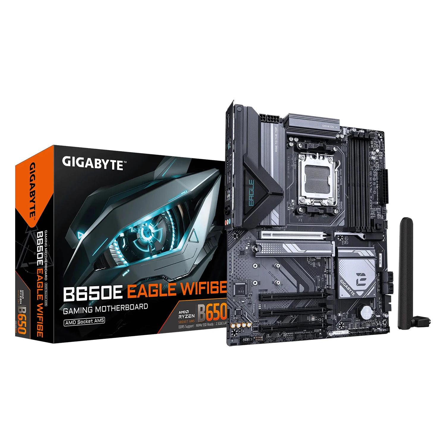 Placa Mãe Gigabyte B650E Eagle WiFi6E DDR5 Socket AM5 Chipset B650 ATX
