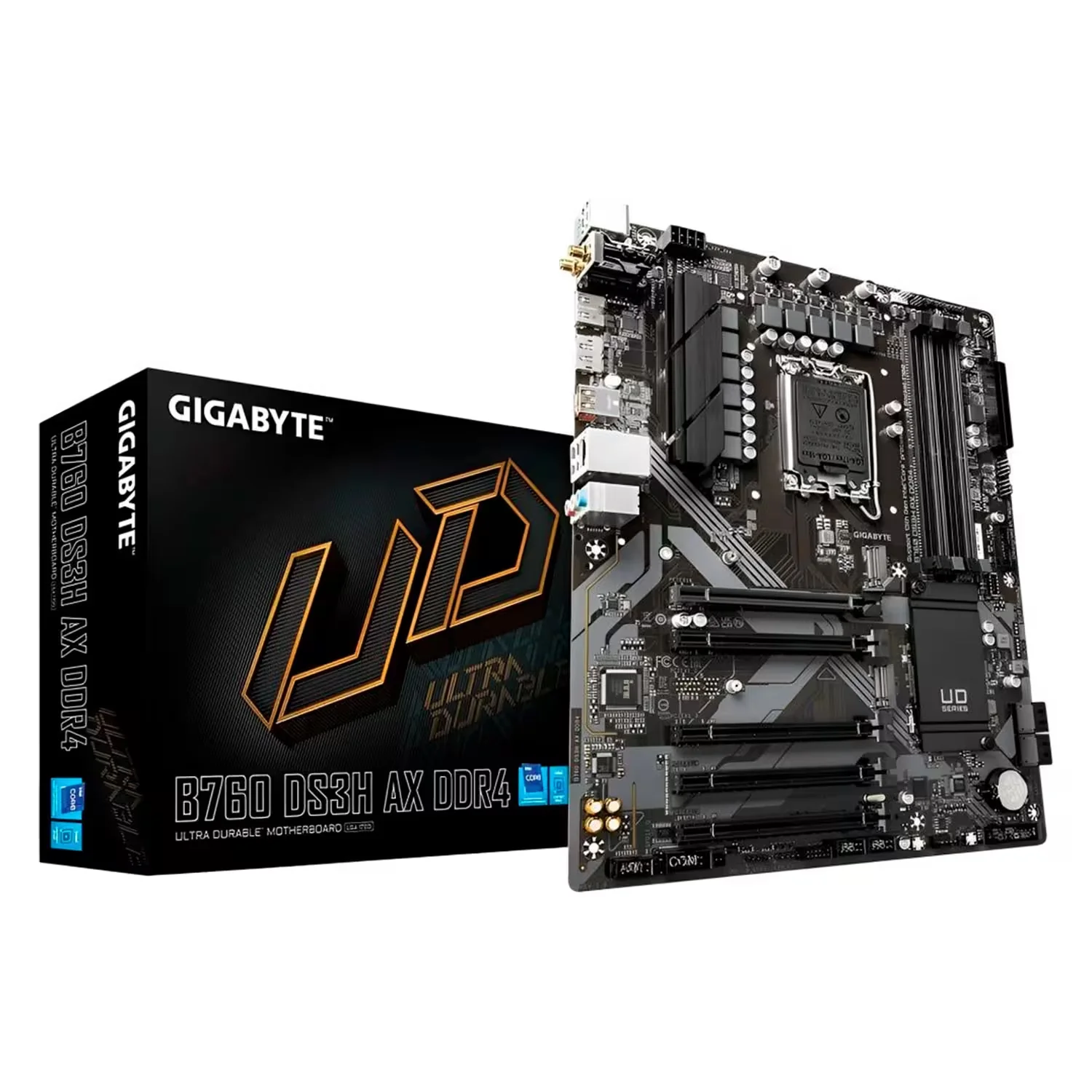 Placa Mãe Gigabyte B760 DS3H AX DDR4 Socket LGA 1700 Chipset Intel B760 ATX