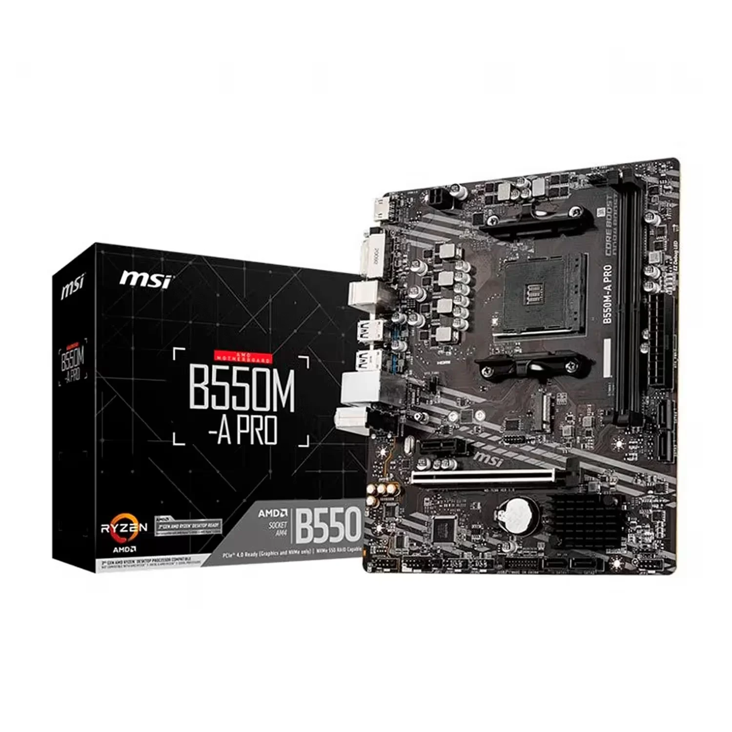 Placa Mãe MSI B550M-A Pro DDR4 Socket AM4 Chipset B550 Micro ATX