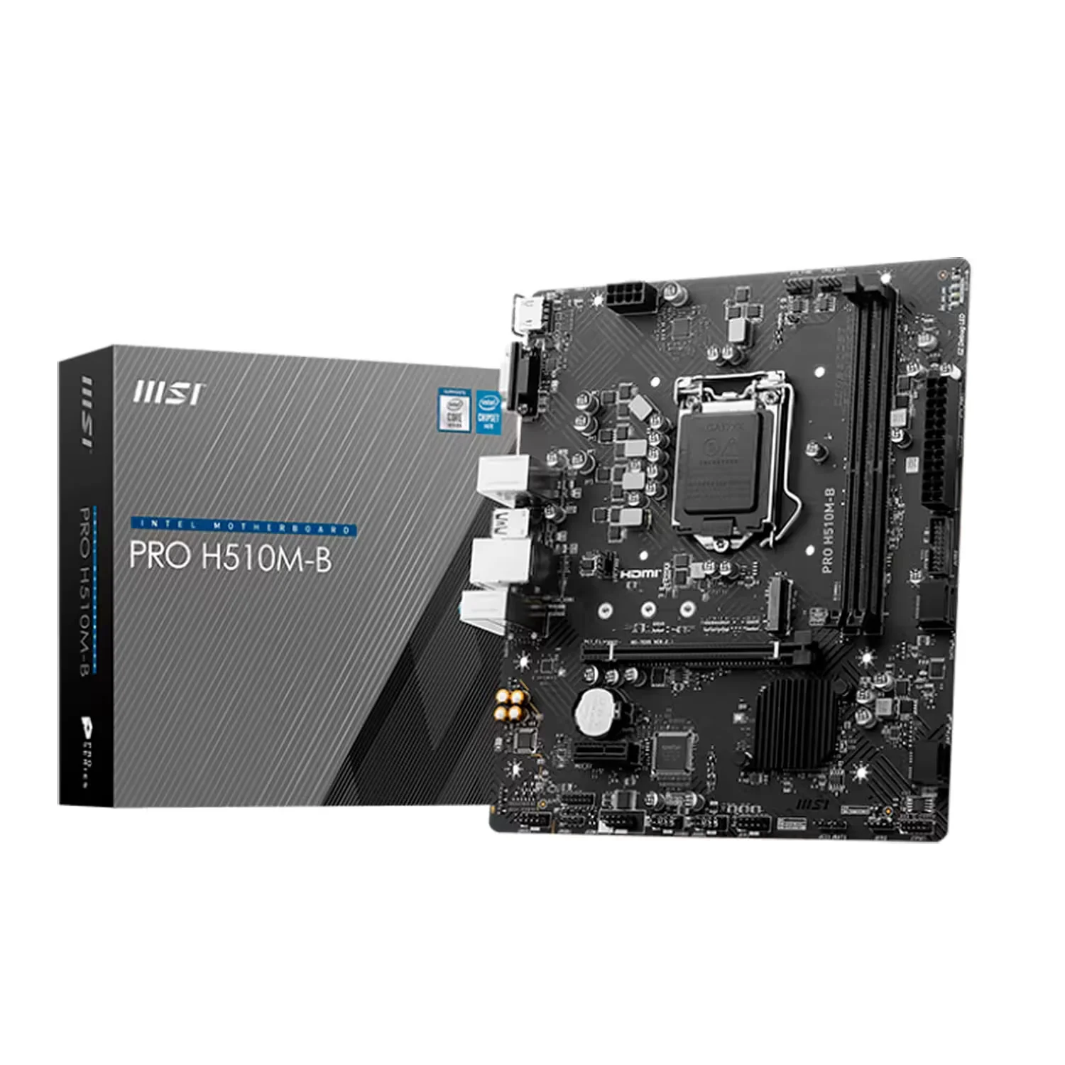 Placa Mãe MSI H510M-B Pro DDR4 Socket LGA 1200 Chipset h470 Micro ATX
