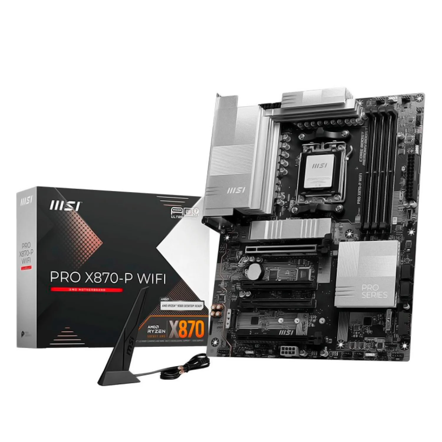 Placa Mãe MSI Pro X870E-P WiFi DDR5 Socket AM5 Chipset AMD X870E ATX