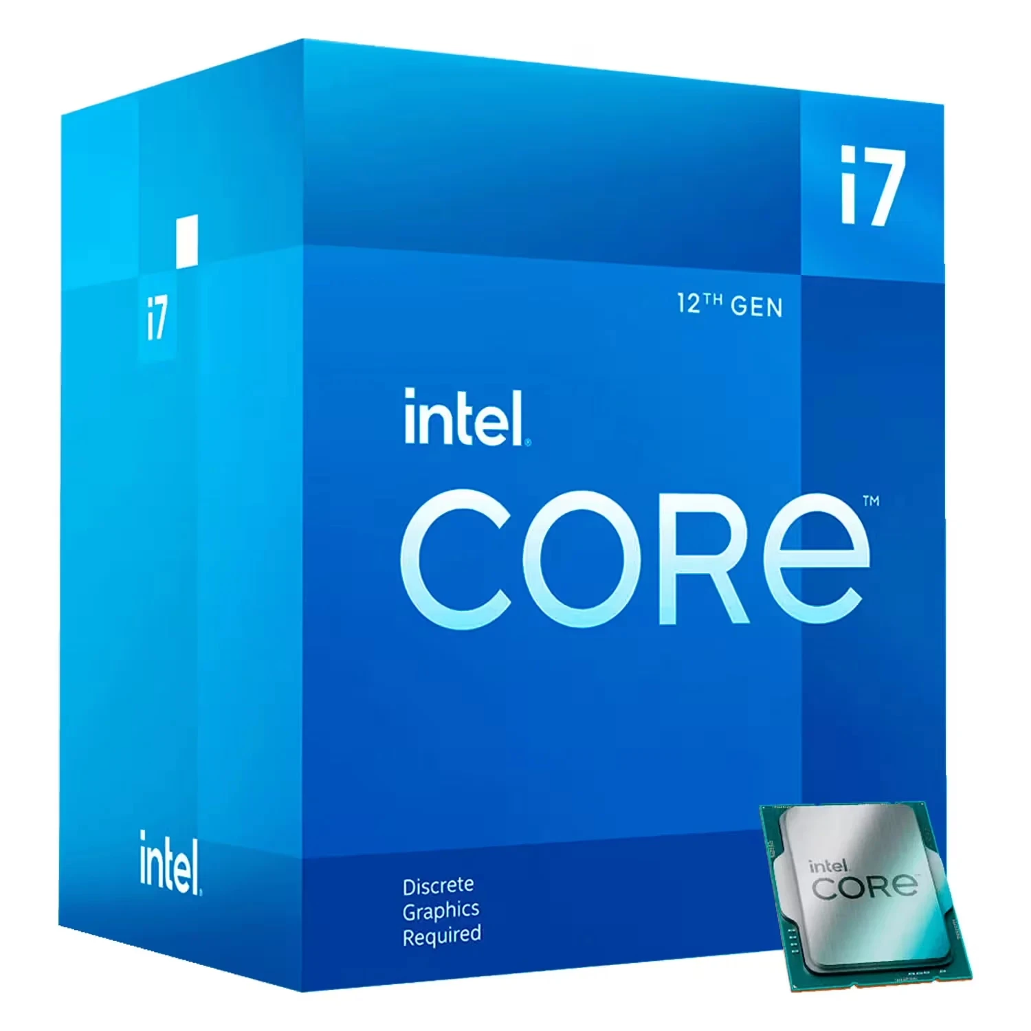 Processador Intel Core i7-12700F Socket LGA 1700 12 Core 20 Threads 2.1GHz e 4.9GHz Turbo Cache 25MB
