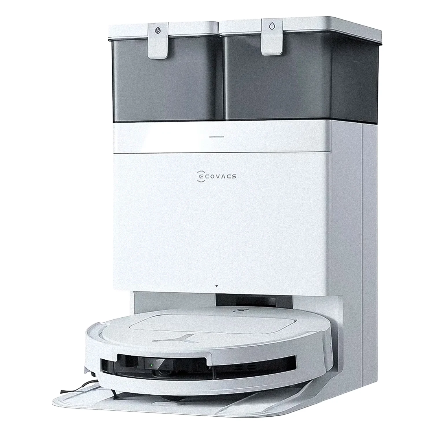 Robô Aspirador Ecovacs Deebot T50 Pro Omni DDX67 - Branco