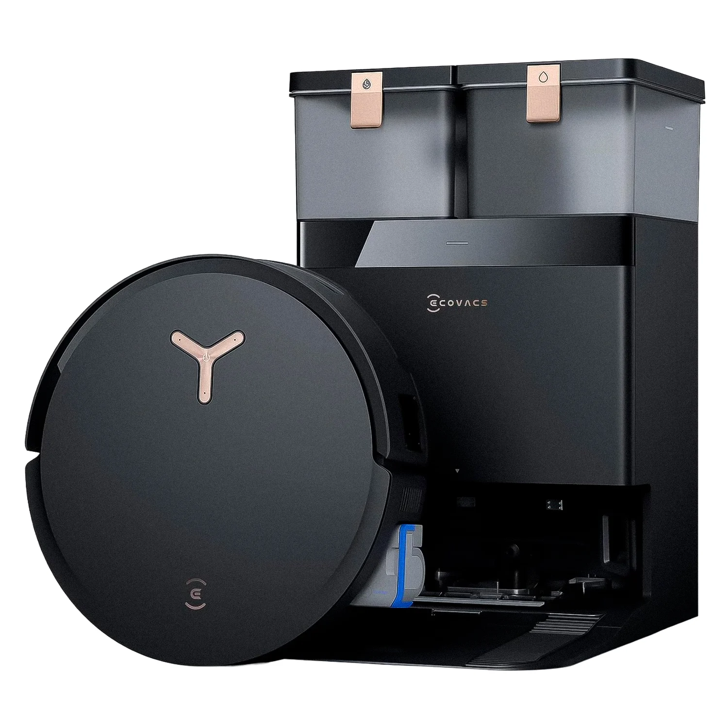 Robô Aspirador Ecovacs Vacuum Deebot X8 Pro Omni DEX56 - Preto