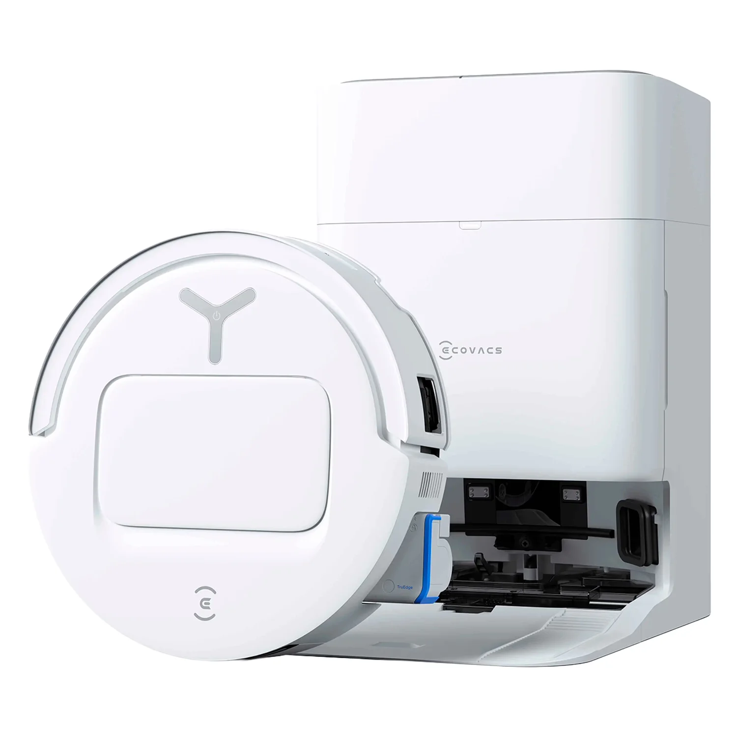 Robô Aspirador Ecovacs Vacuum T80 Omni DEX68 - Branco